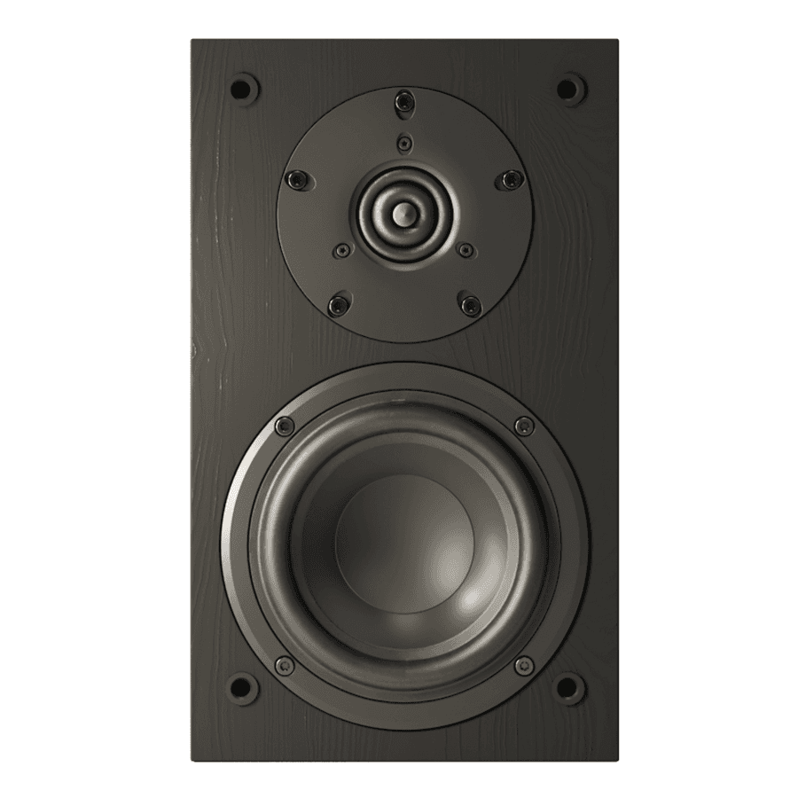 Speaker with tweeter and woofer