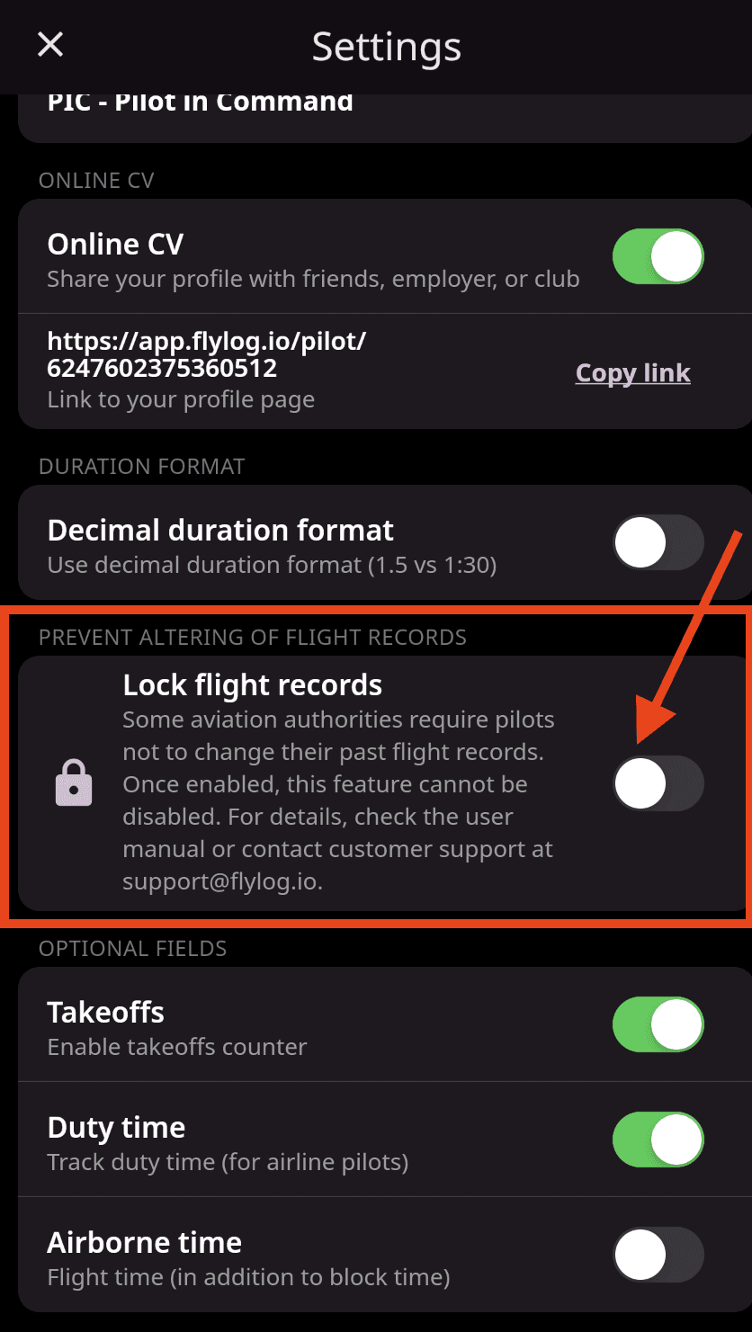 lock-your-flights-to-be compliant