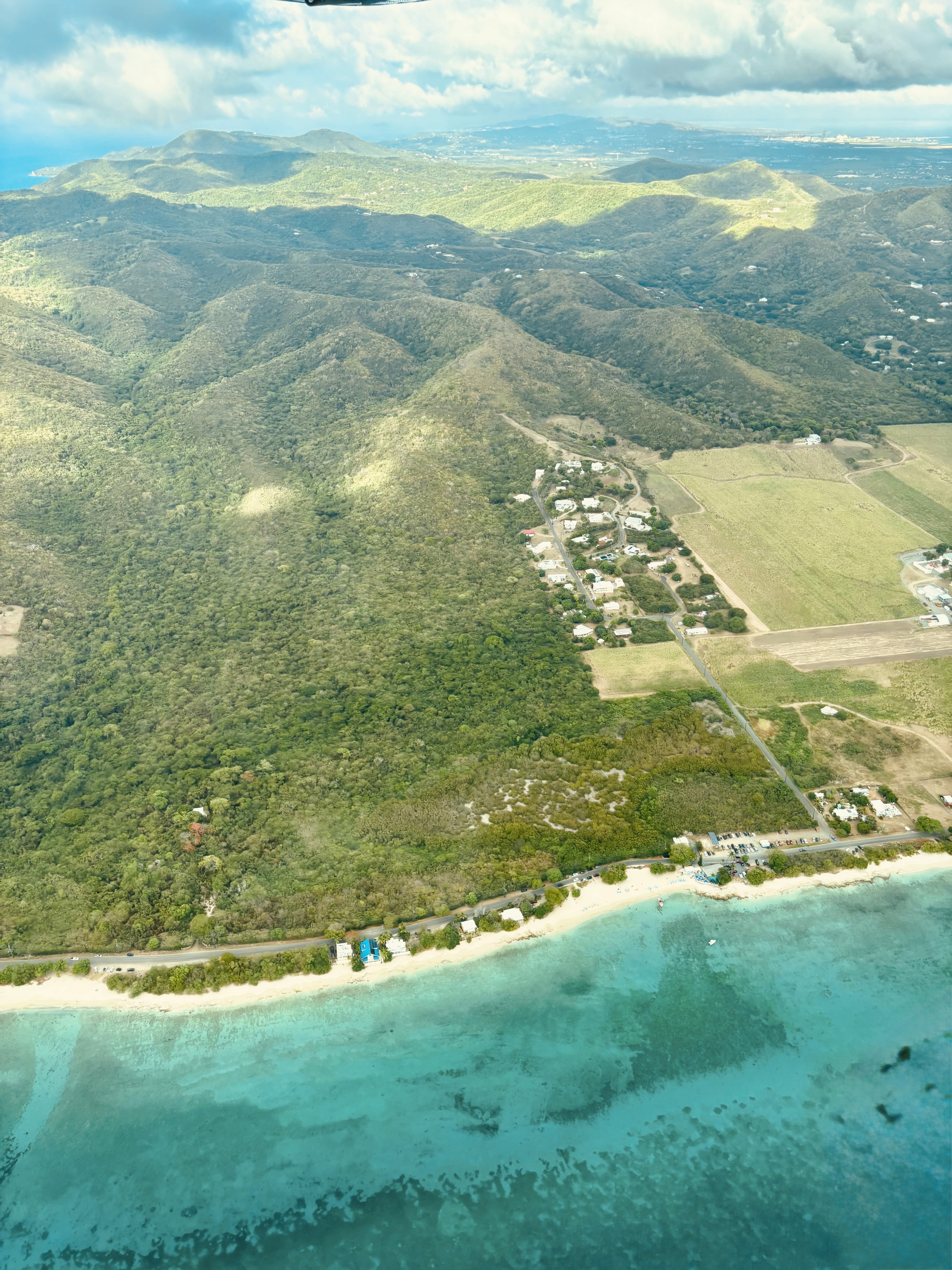 Aerial view of St Croix