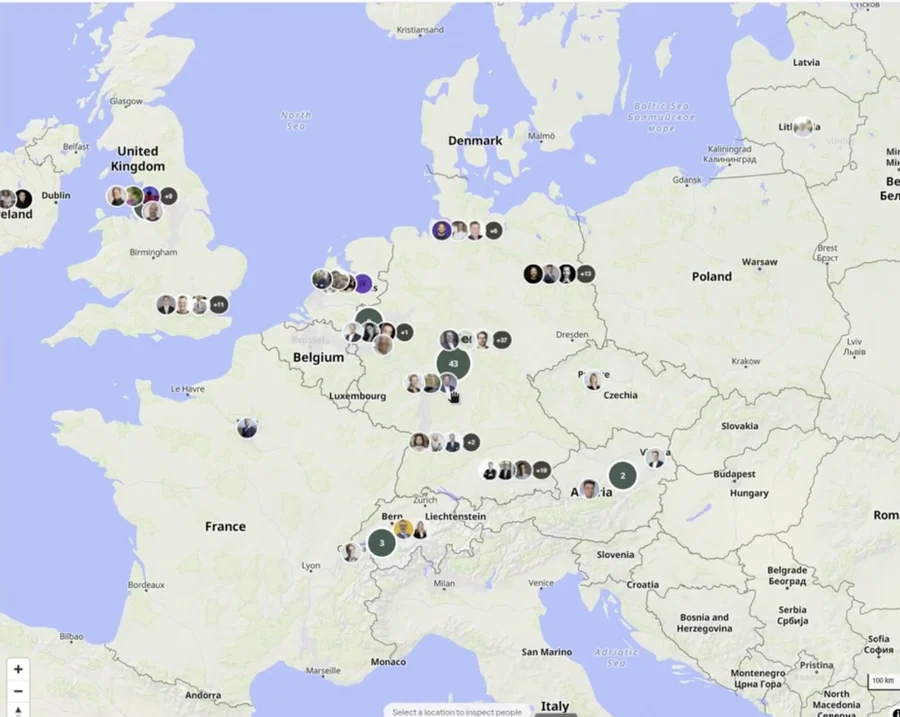 Network Map: See the relationships you've spent years building