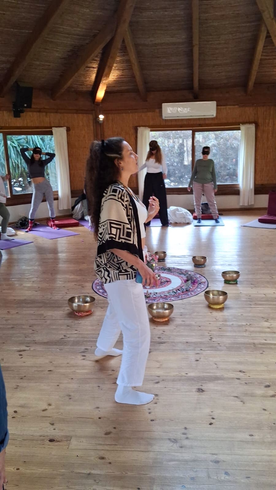 inside the pagoda retrit