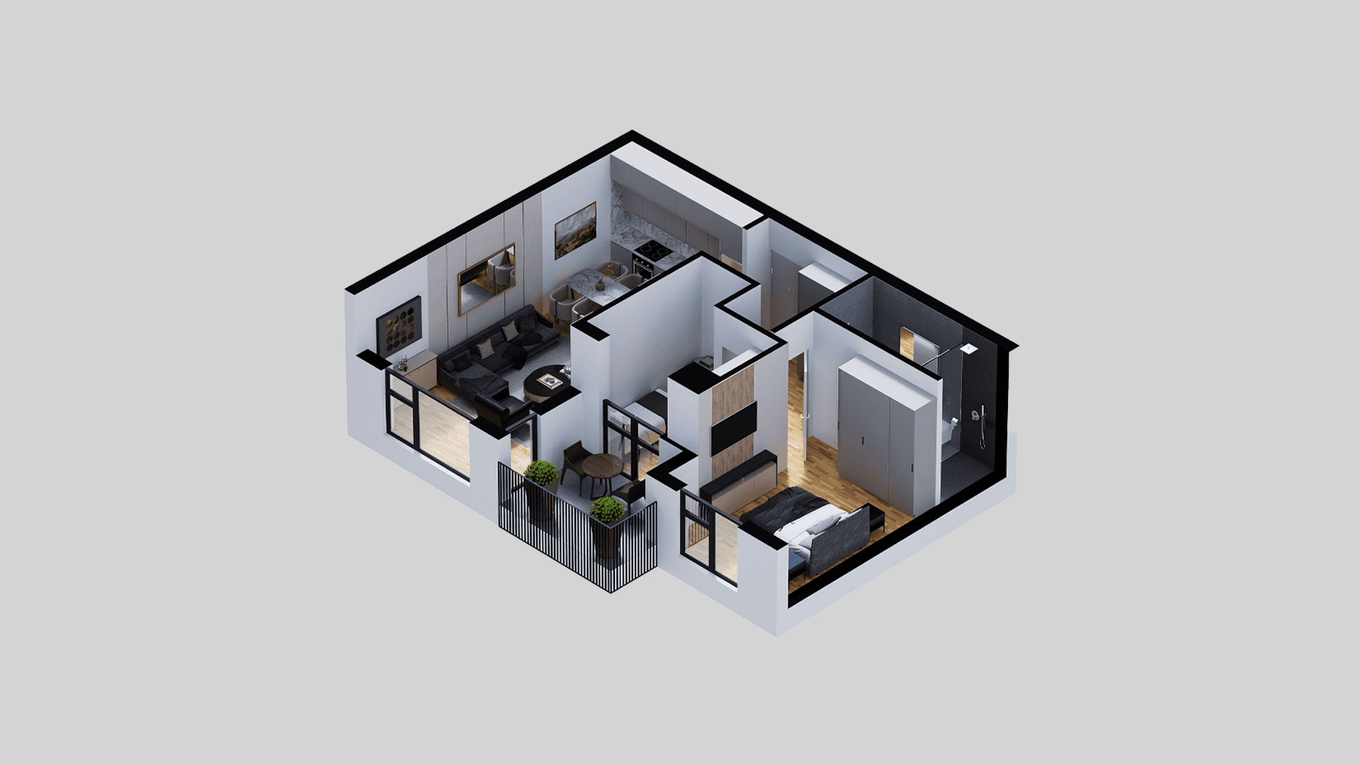 balcony apartments filled with plants