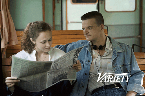 Romantic moment from Southern Chronicles, a nostalgic 90s Nordic film about first love and self-discovery.