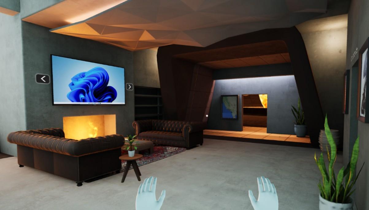 A picture of a virtual office in Axon Park