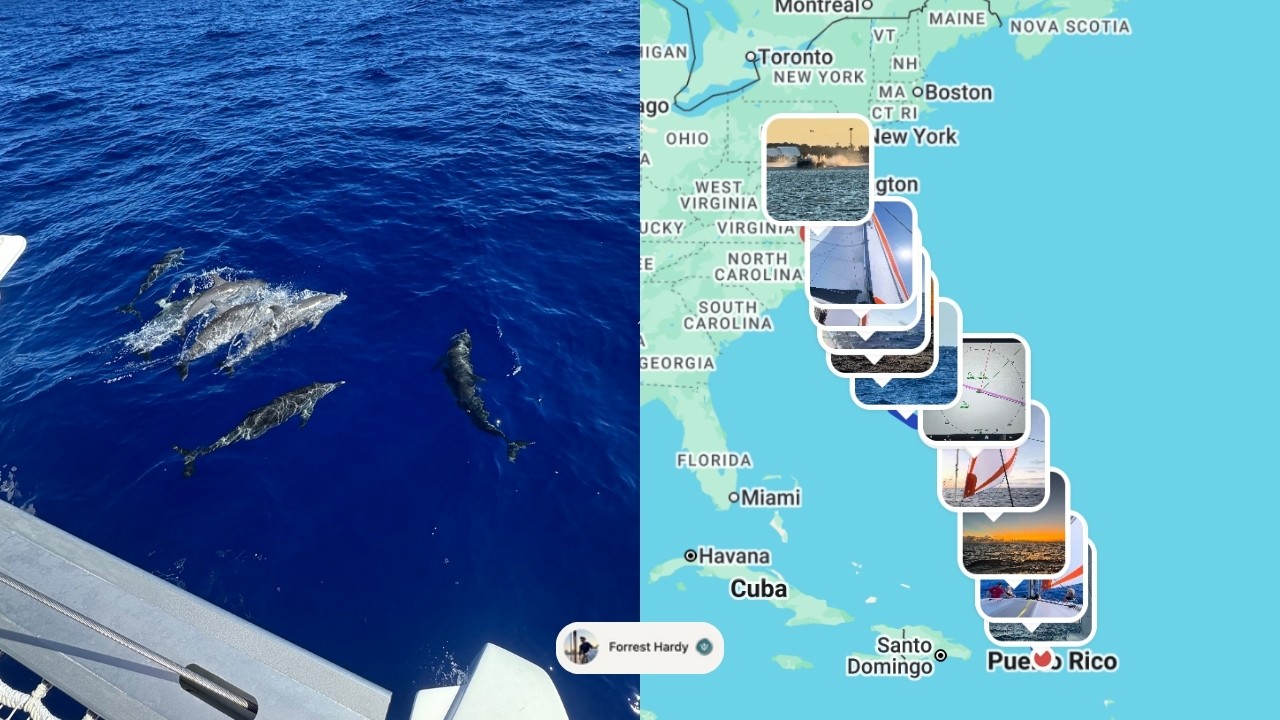 The Atlantic offshore route to the Caribbean