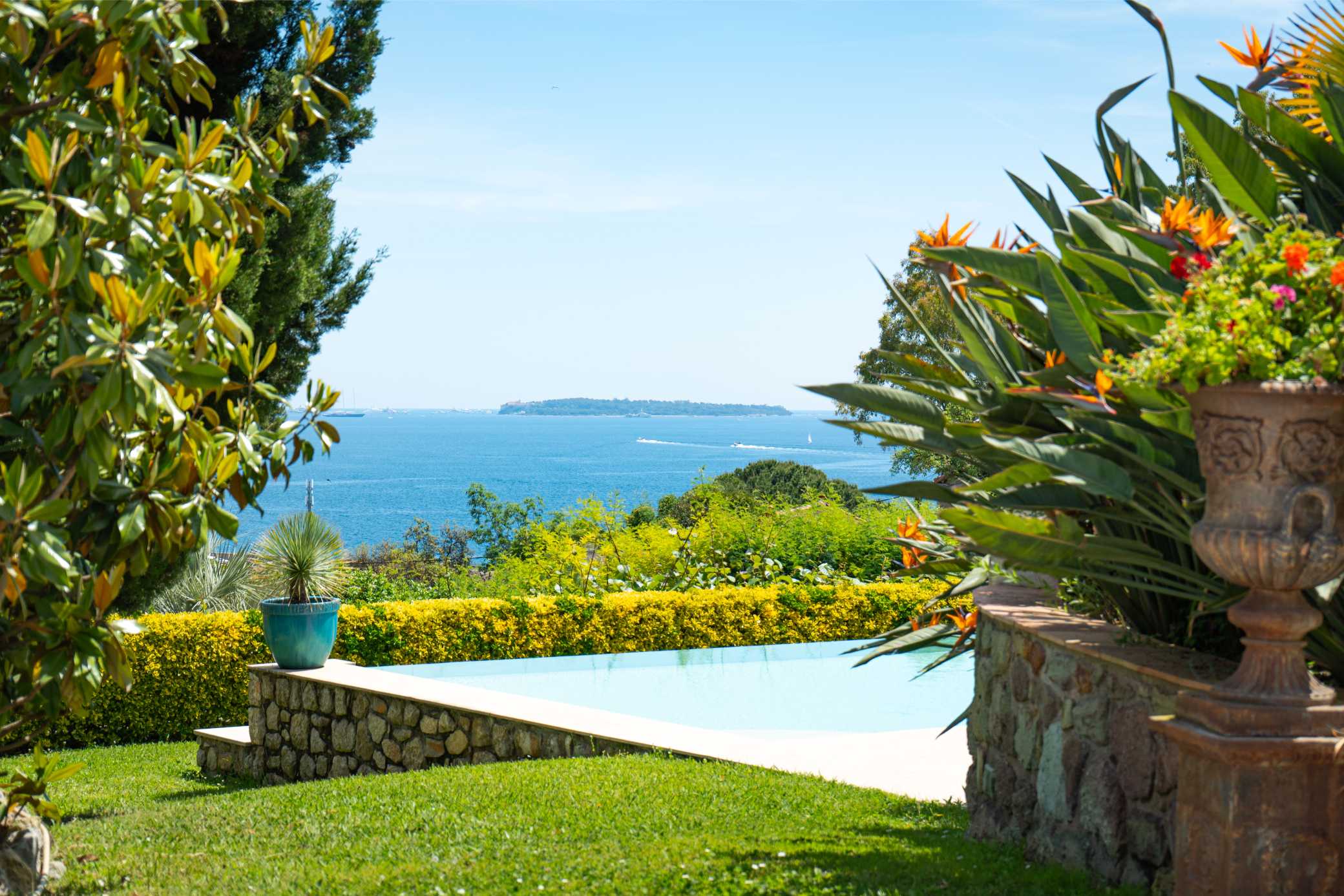 Dynamic picture of a cyclist riding downhill