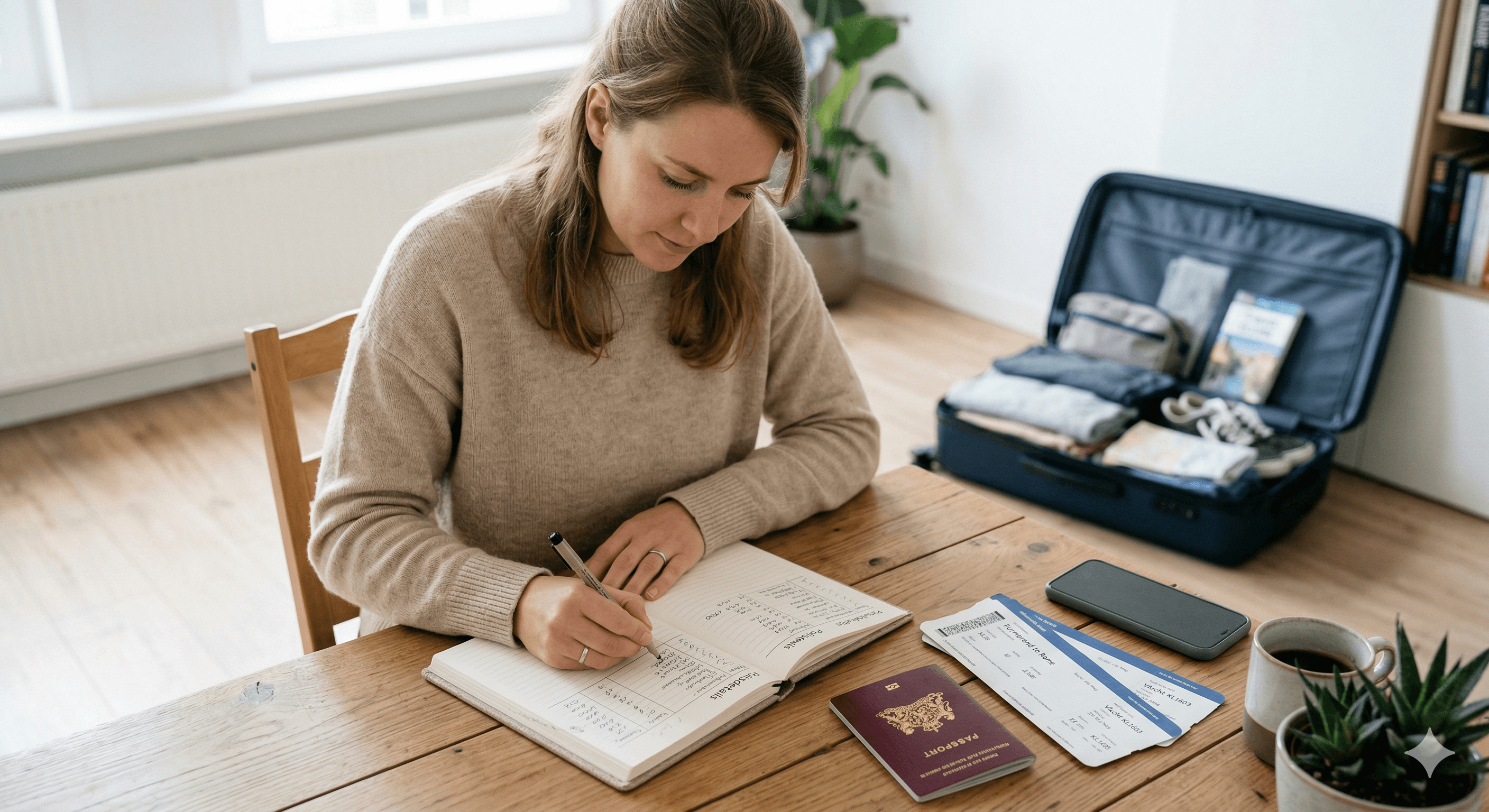 Een skiër liggend in de sneeuw