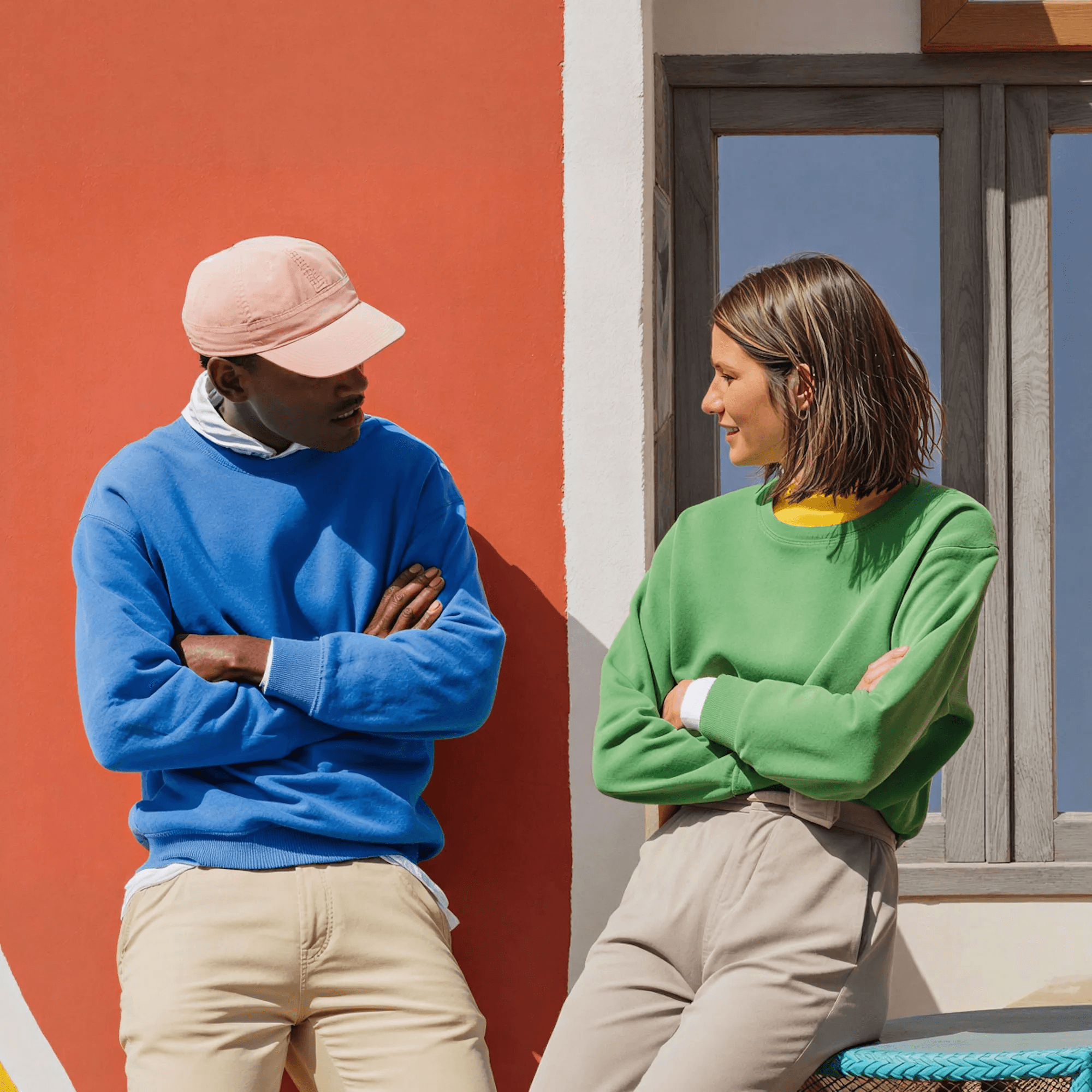 Colorful Duo Portrait