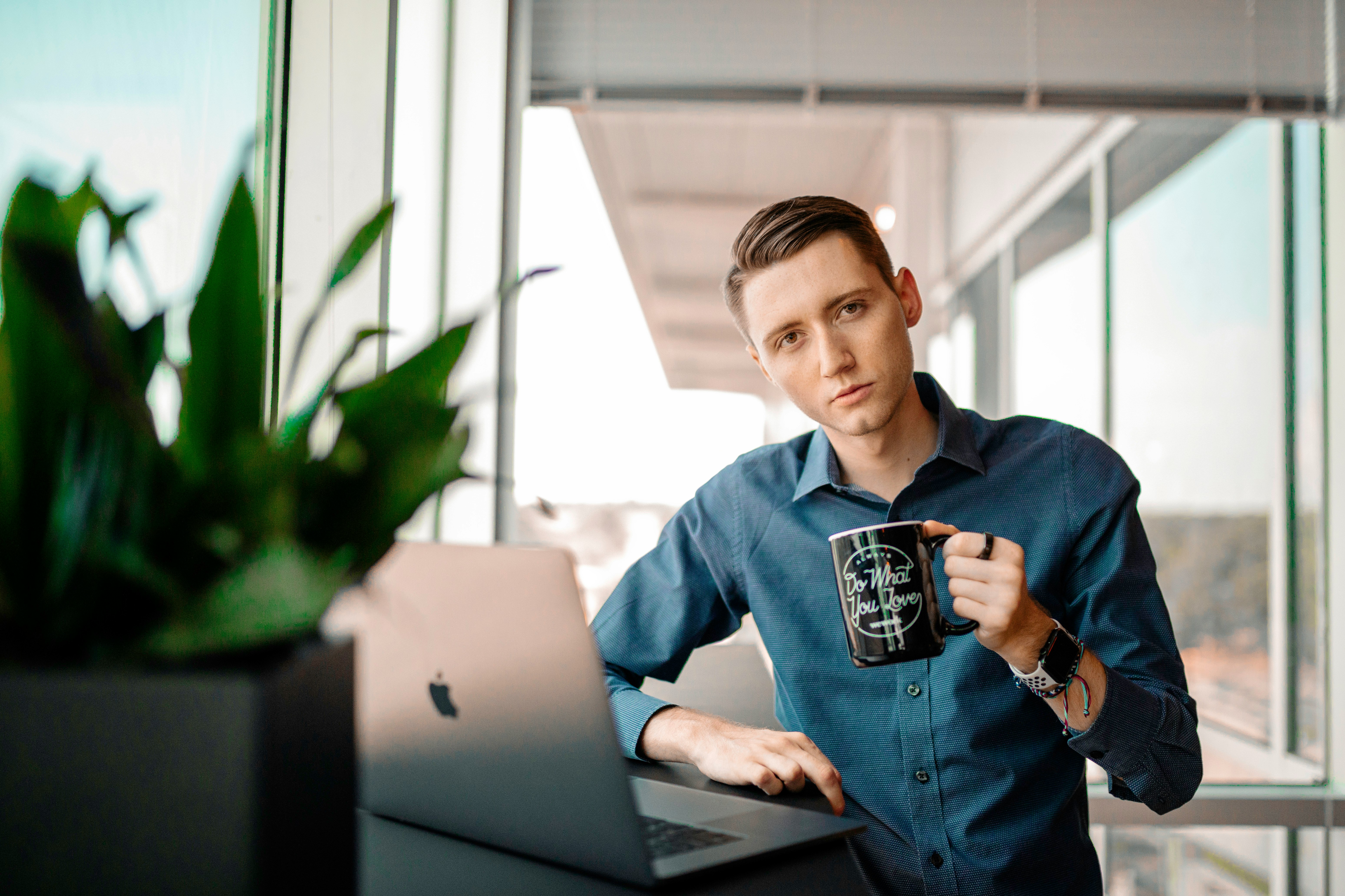 businessman happy with Inbox Zero Method