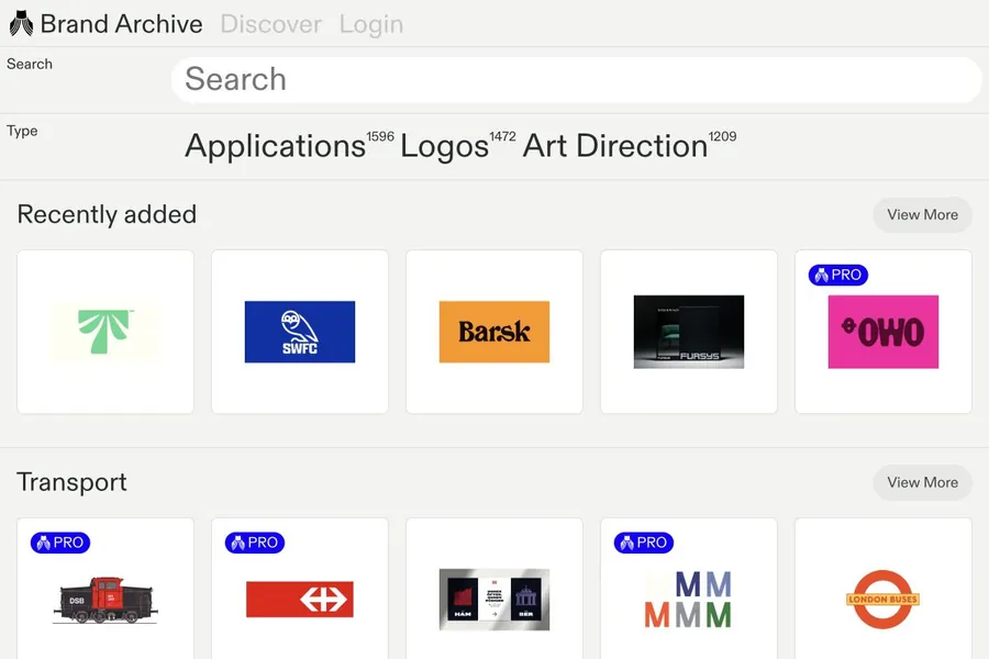 Brand Archive website preview, captured September 18, 2026