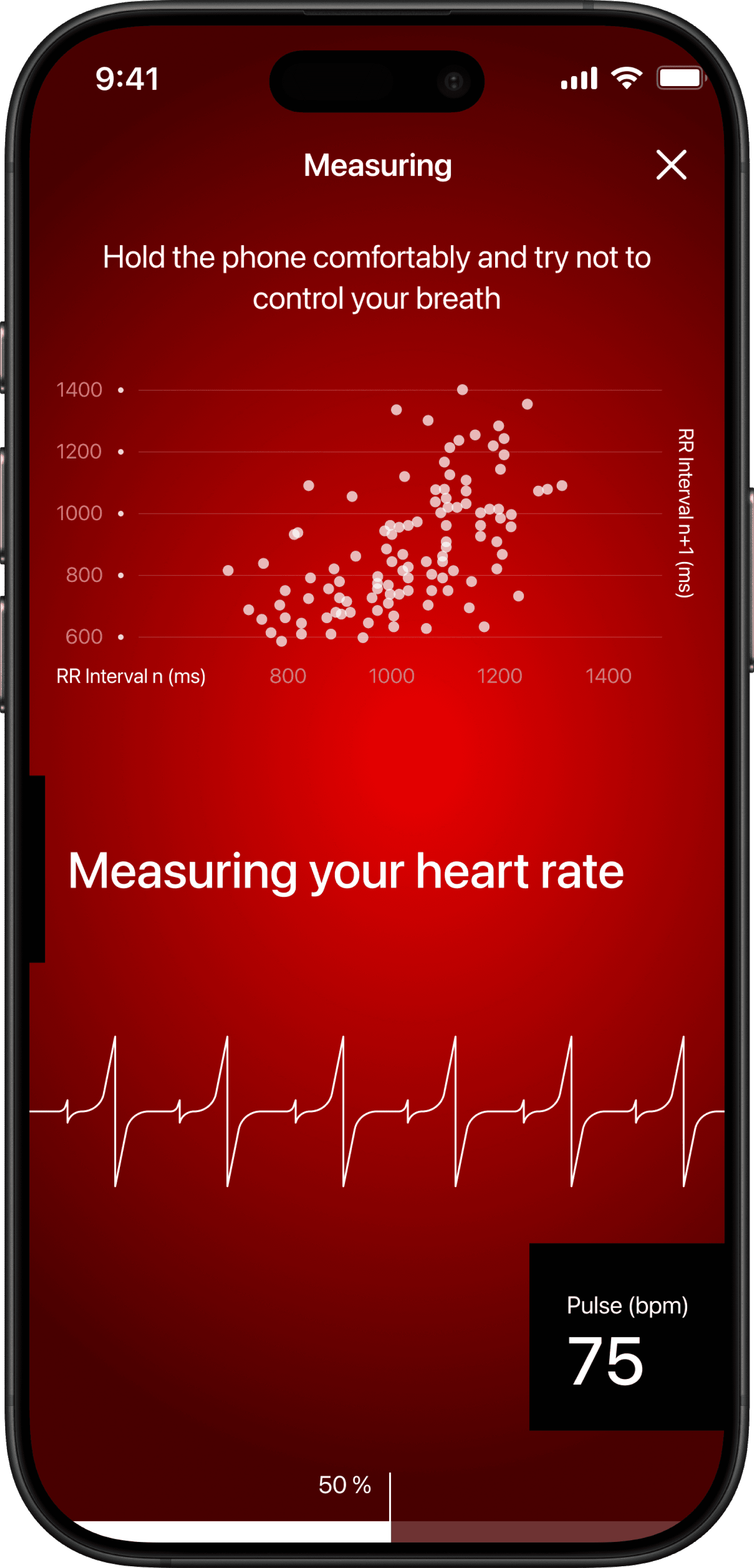 Measuring — live Poincaré plot