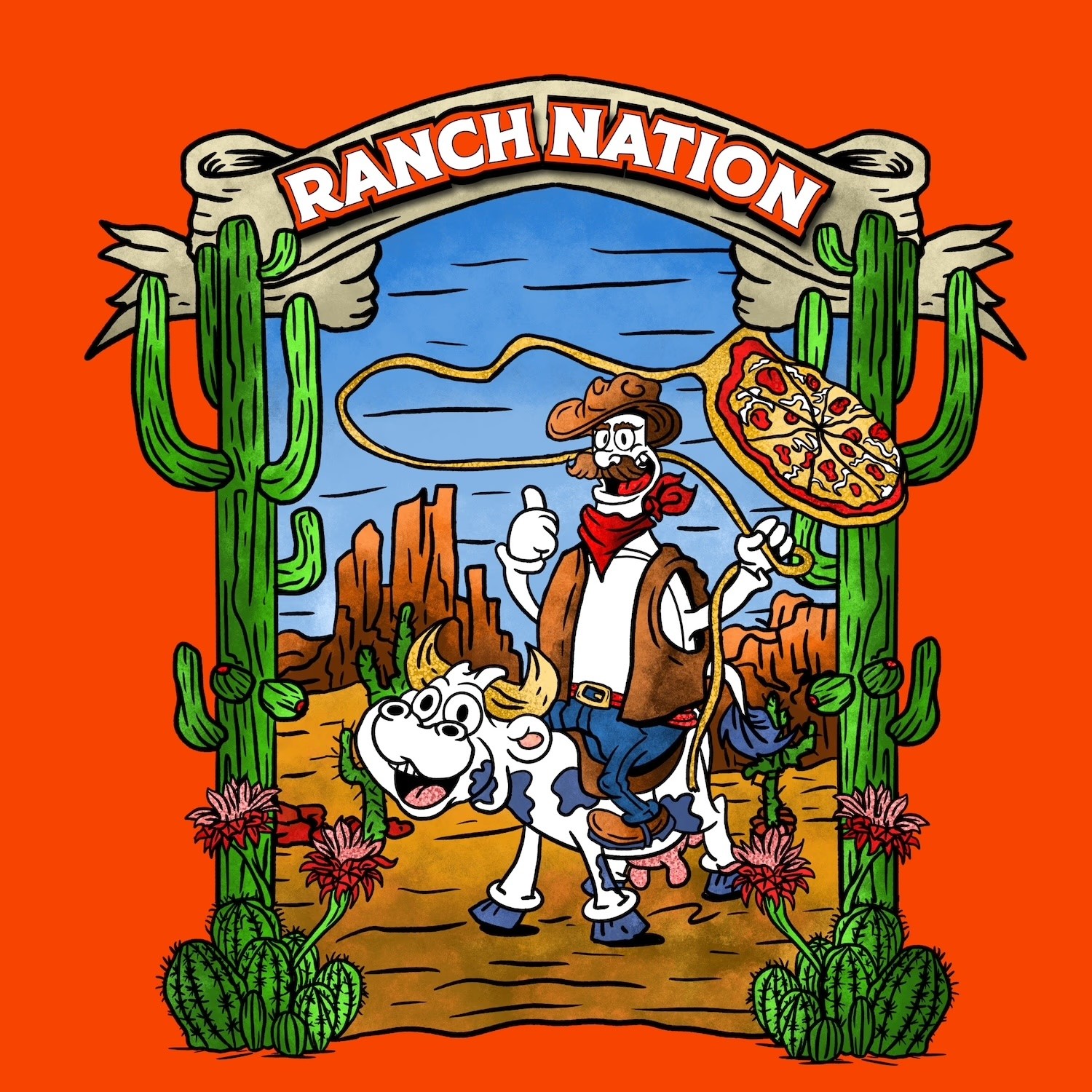 Banza Pizza Swag Design Team Ranch