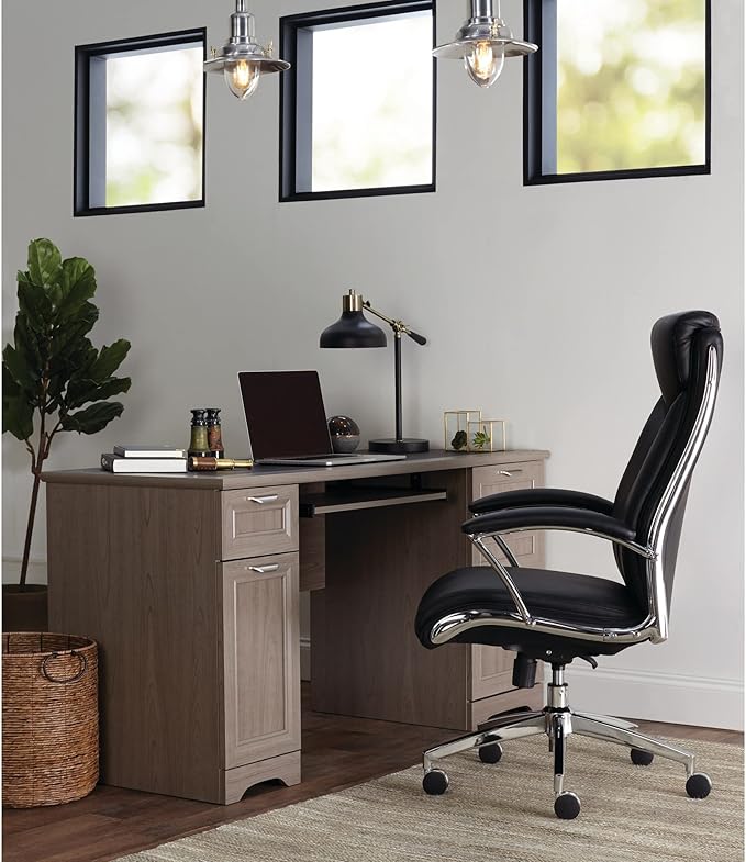 A perfect combination of sophistication and utility, the manager desk fits any space.