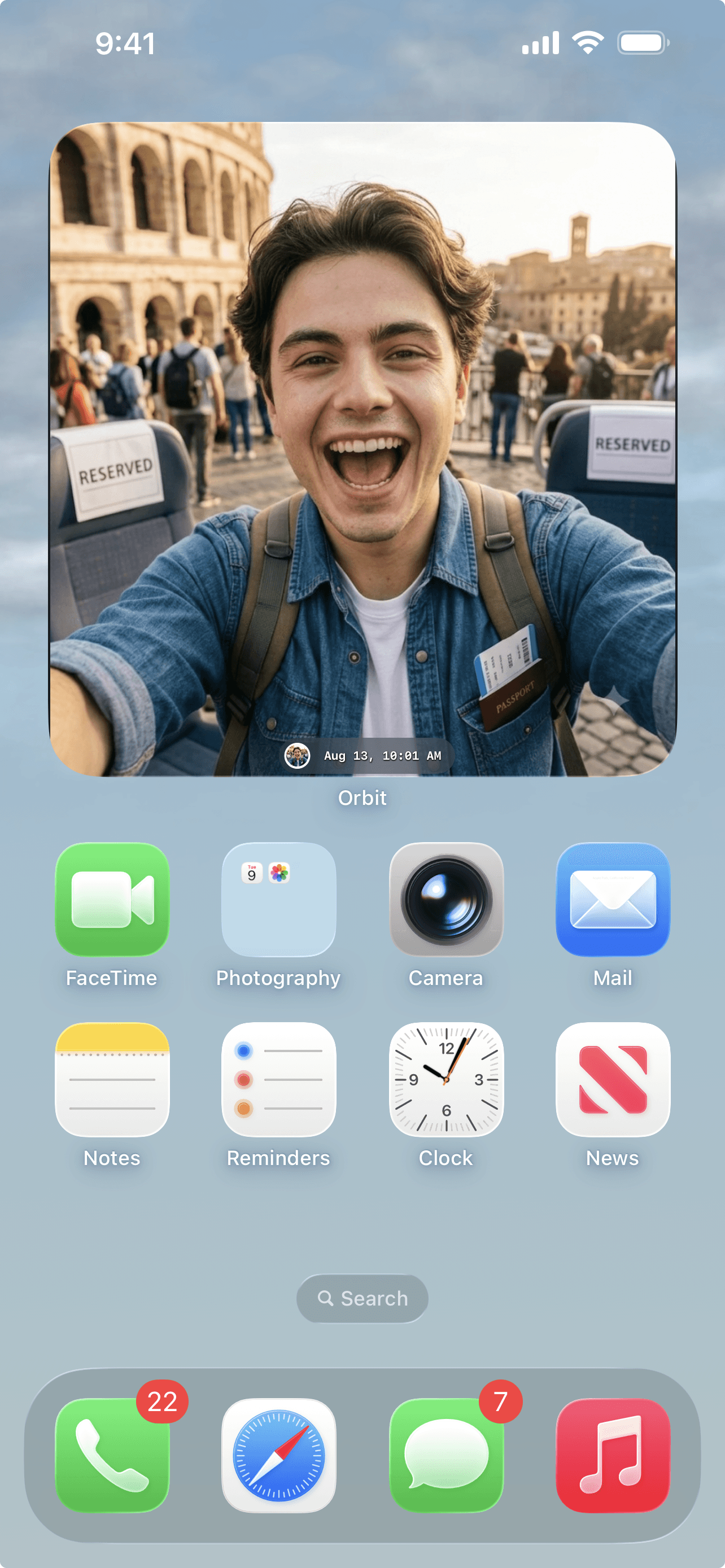 Real-life Orbit app example 4
