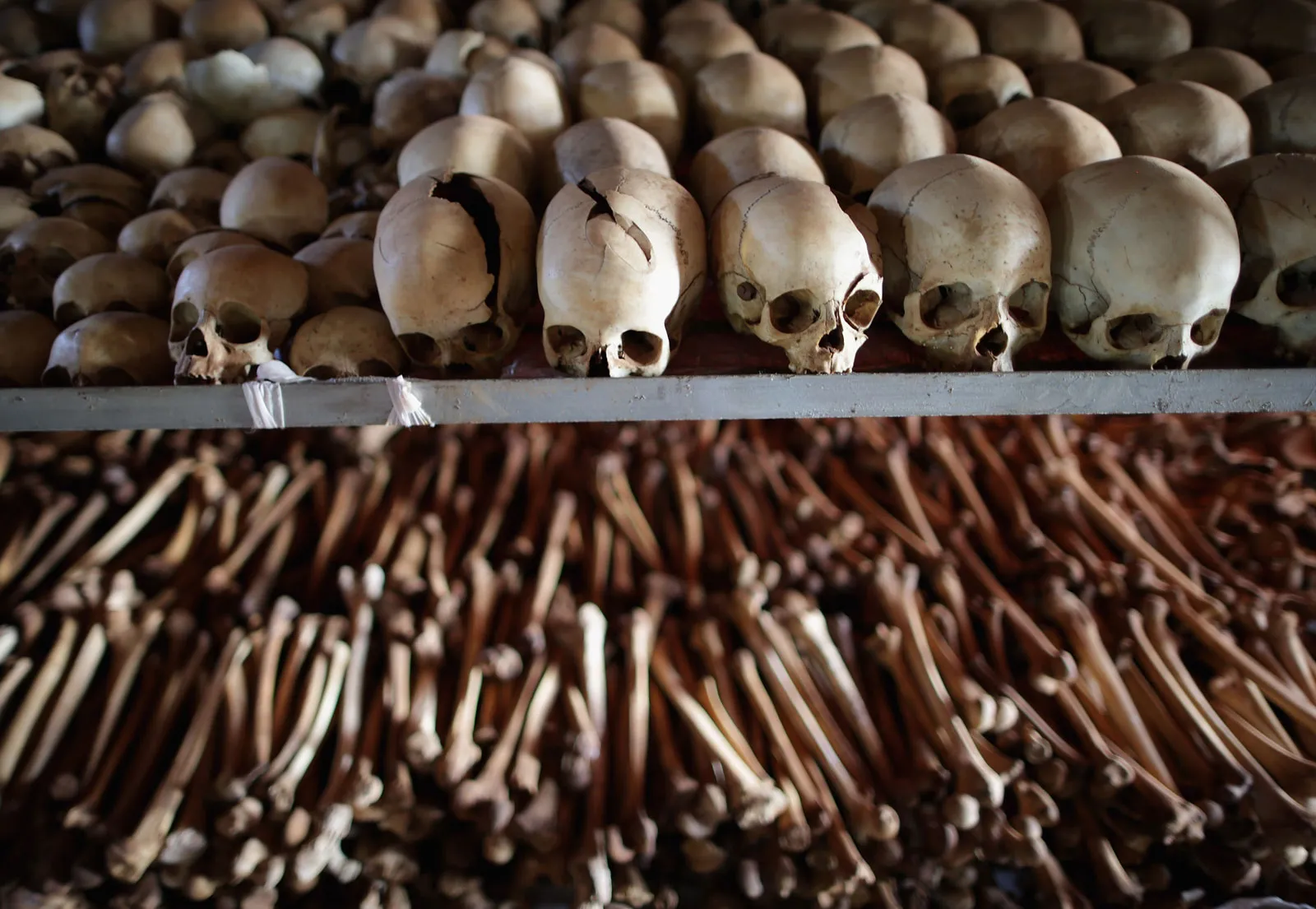 Human remains are compiled still compiled throughout Rwanda