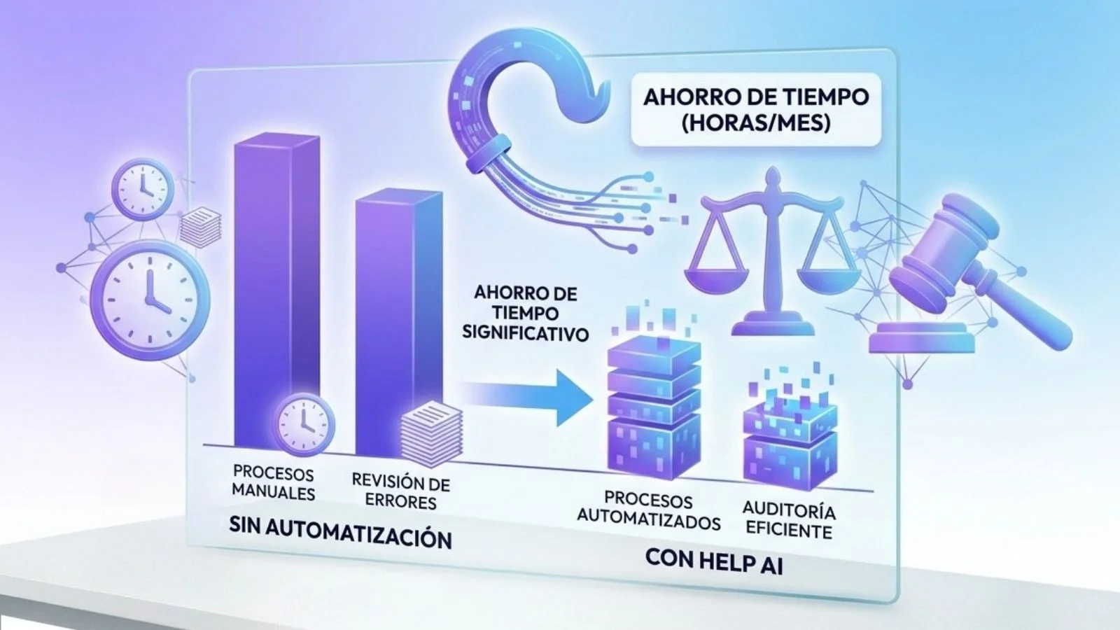 Ahorro de tiempo al automatizar la auditoría de procesos