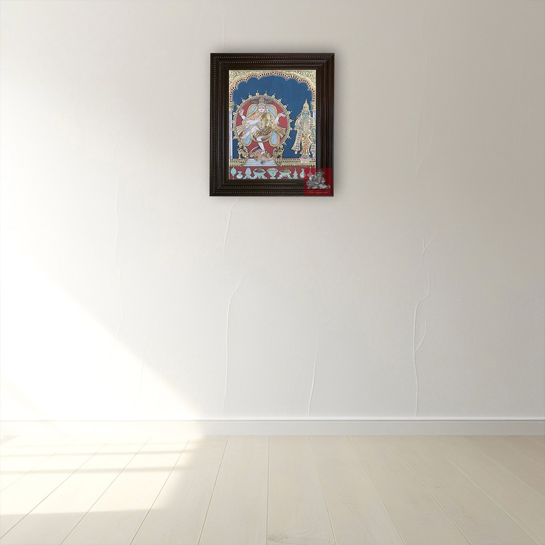 Magnificent Nataraja Tanjore Painting