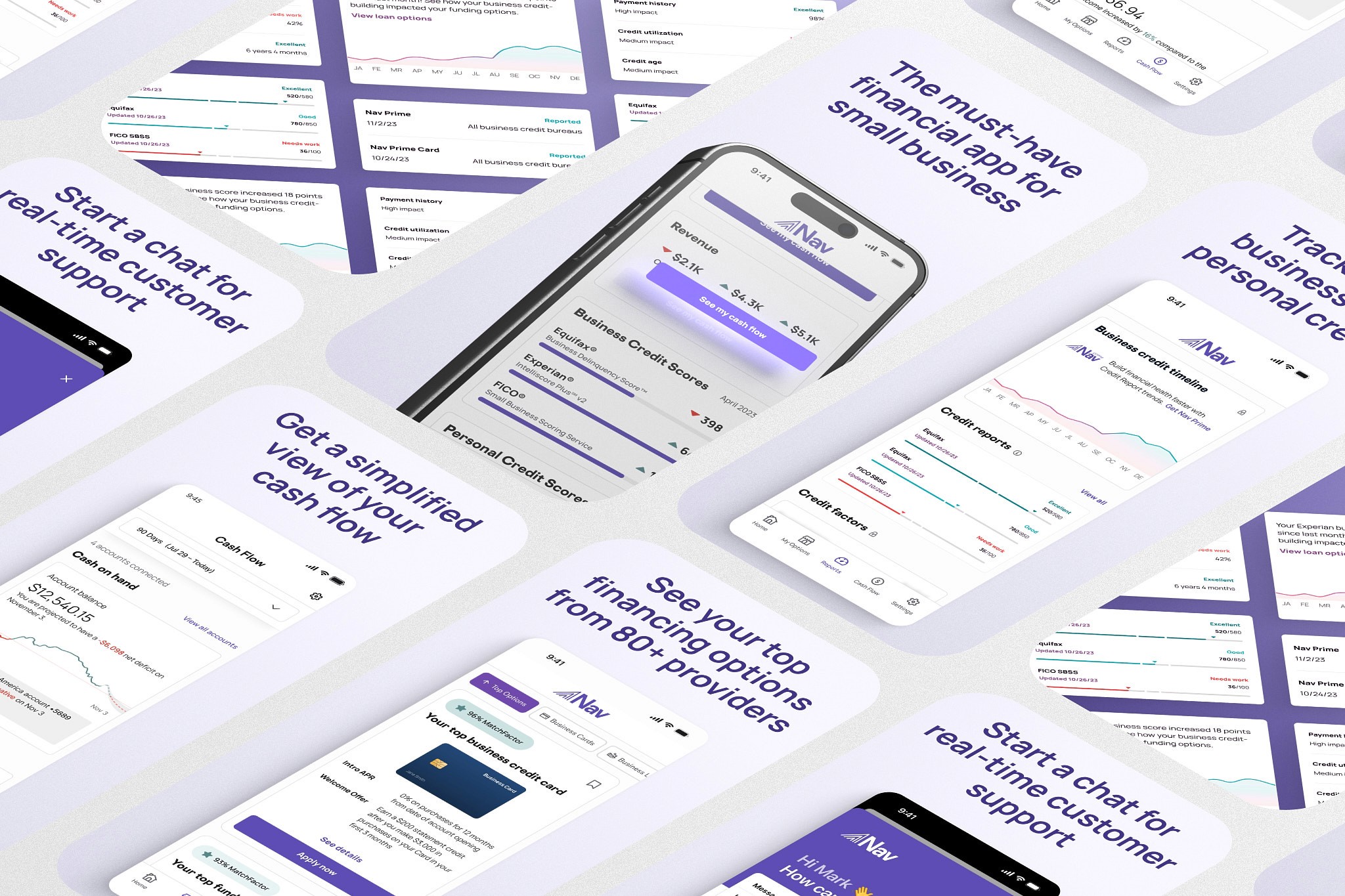 isometric layout of iphone screen imagery for appstore