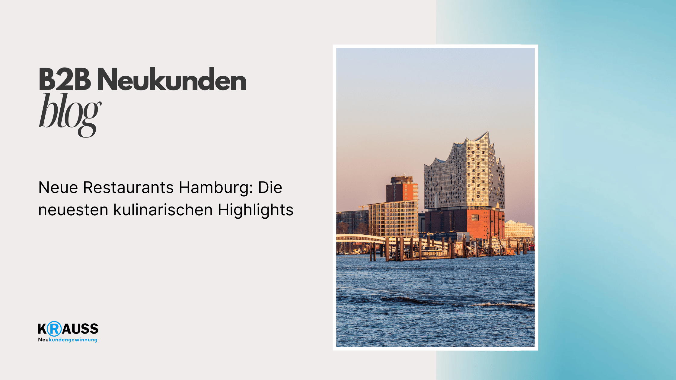 Neue Restaurants Hamburg: Die neuesten kulinarischen Highlights