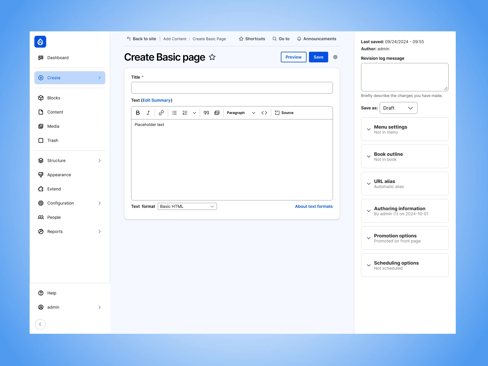 preview image of a design for project: Drupal CMS design system