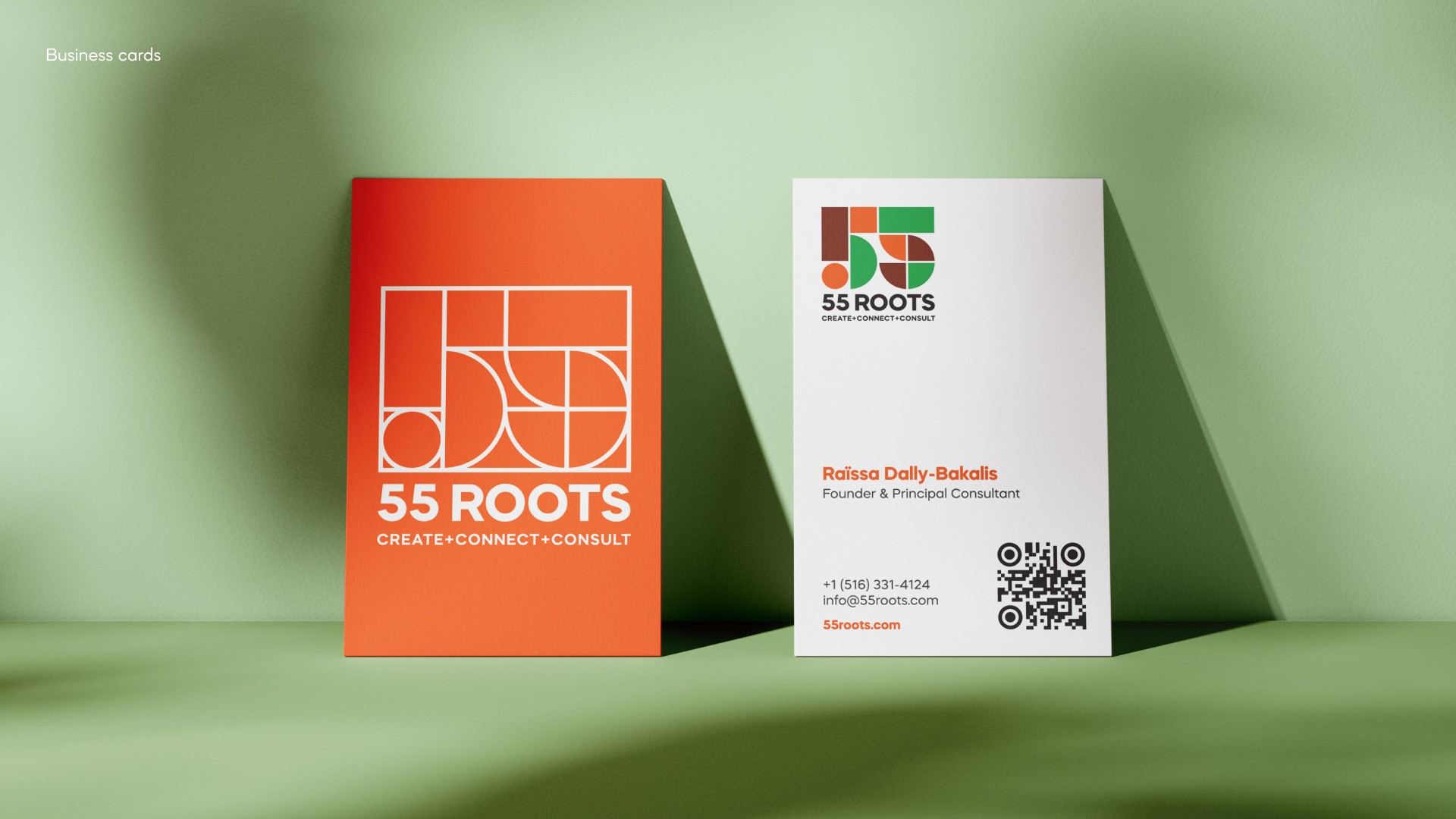 Dynamic Visual Identity for 55 Roots LLC. CHYRKOV Studio