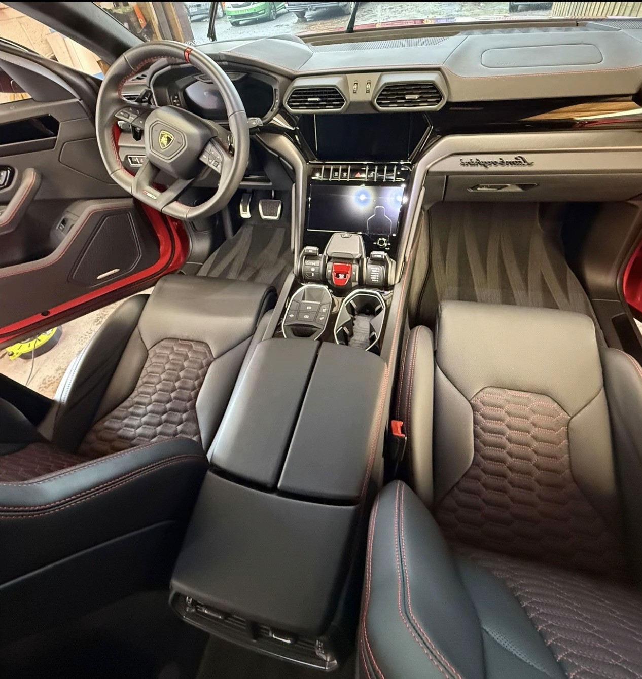 Sedan cleaned and protected after interior detail