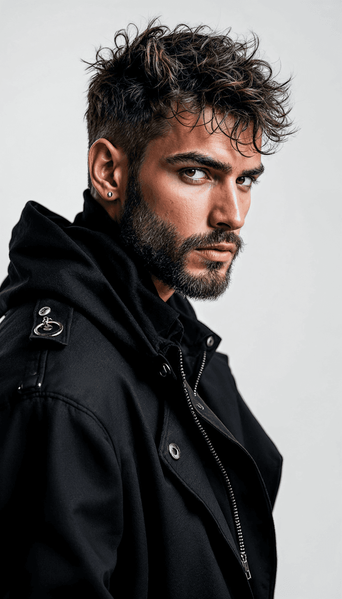 Samir Patel, Creative Director, A person in a dark hoodie.