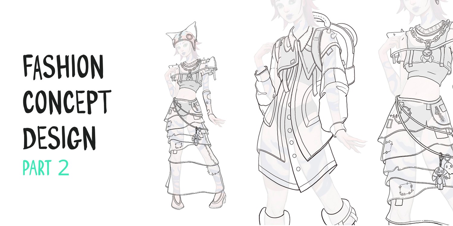 Cocnept Fashion Design Sketches