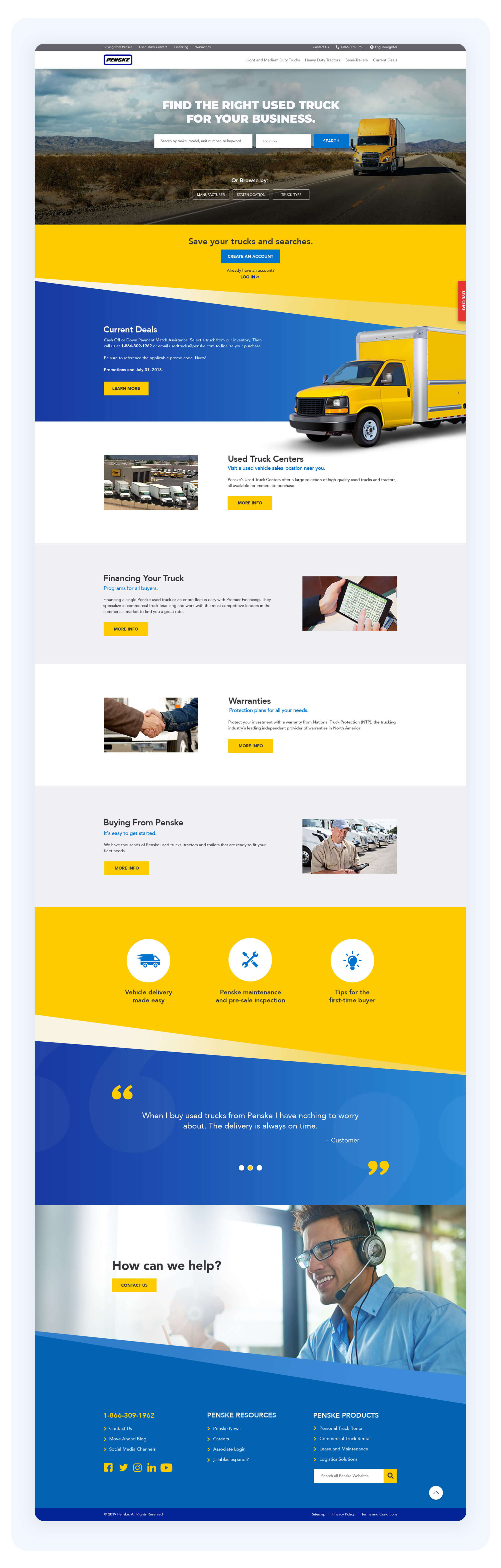 Penske Used Trucks | Final Designs