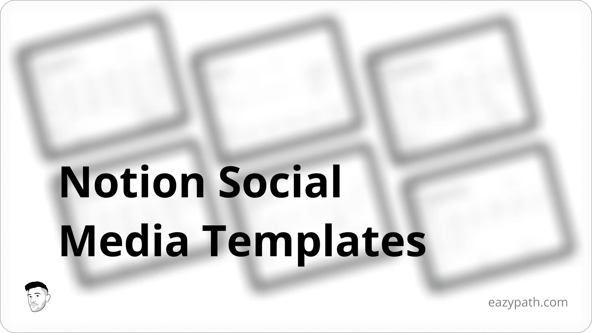 20 Best Notion Social Media Templates - Cover Front