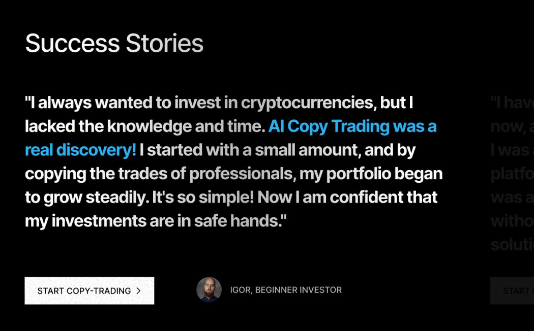 Black section Success Stories