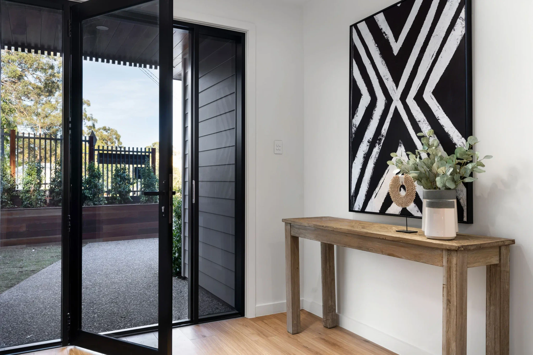 Front facade of Jacaranda House in. Brisbane