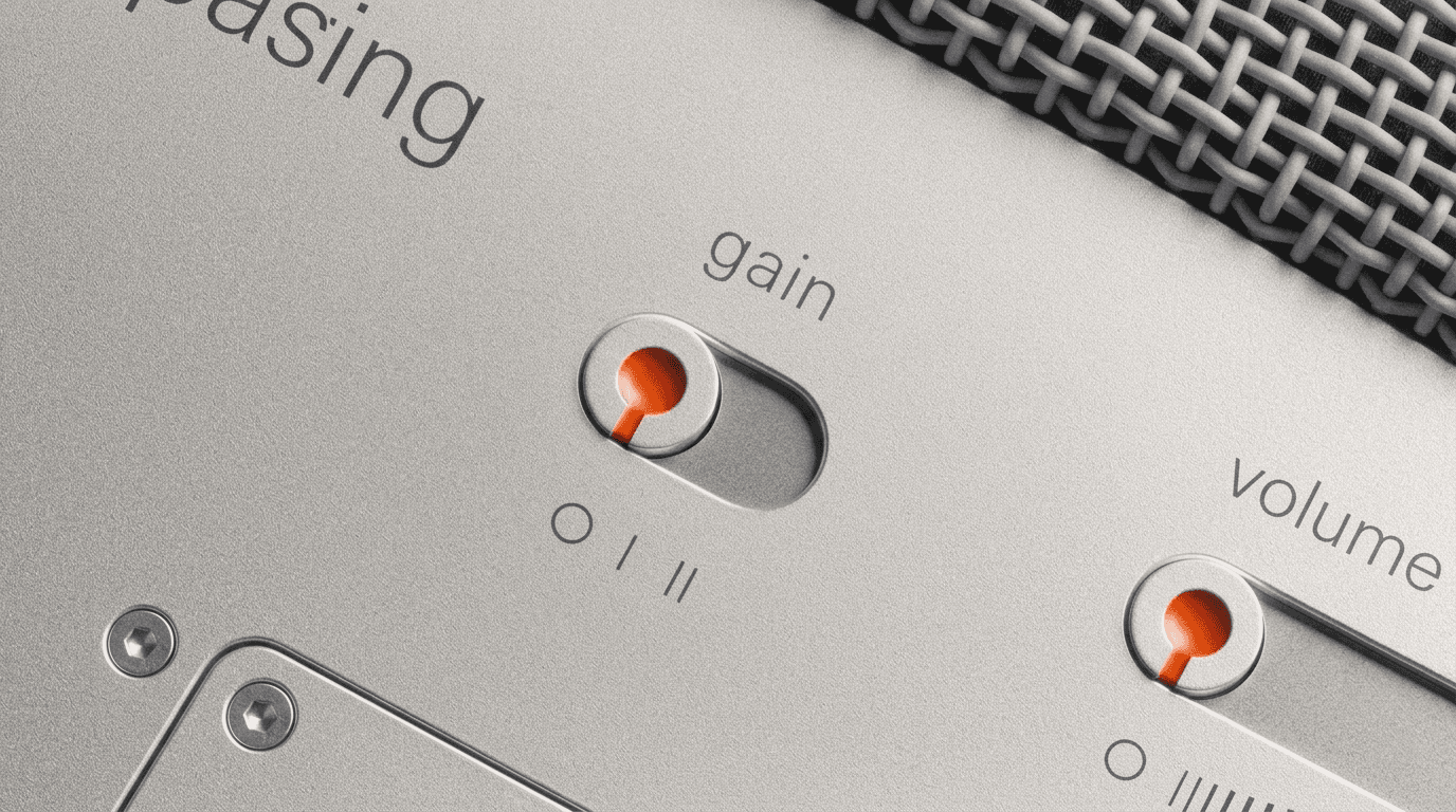 Volume control slider on a Surface Pro 3 device, featuring a tactile design for easy adjustment of sound levels.