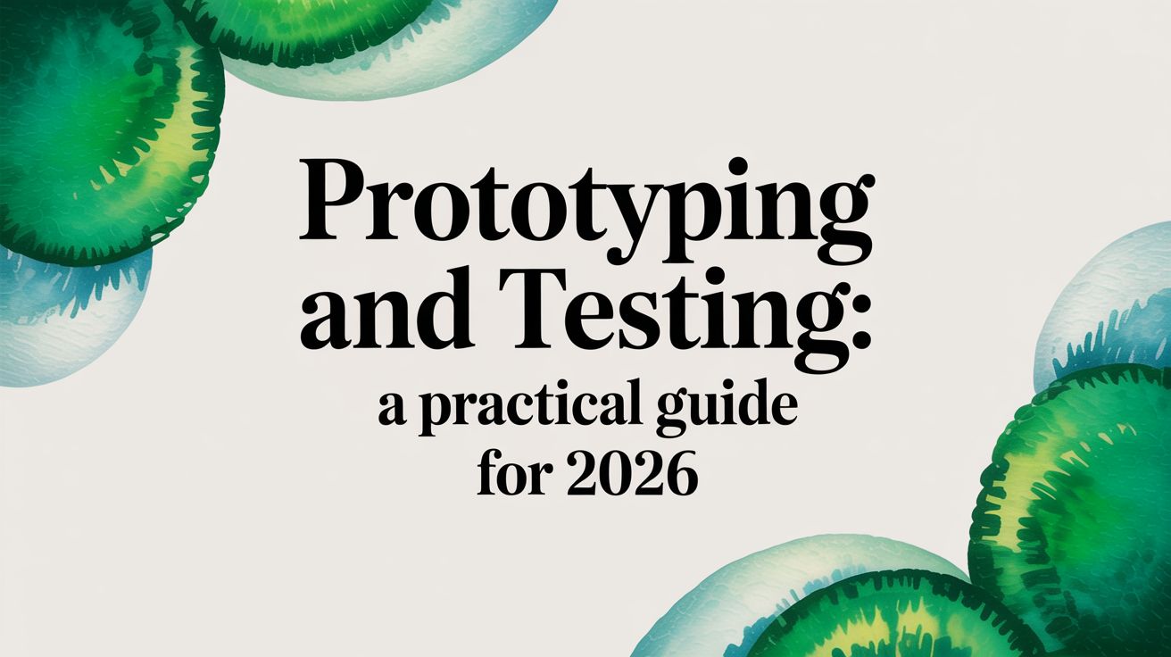 Prototyping and Testing: A Practical Guide for 2026