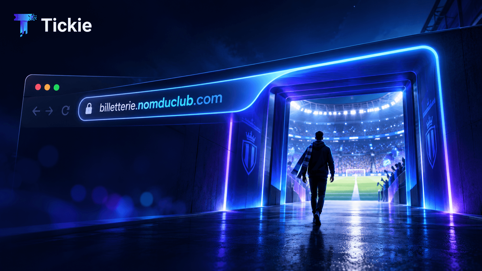 Billetterie officielle d’un club sur son propre domaine, du site jusqu’au stade