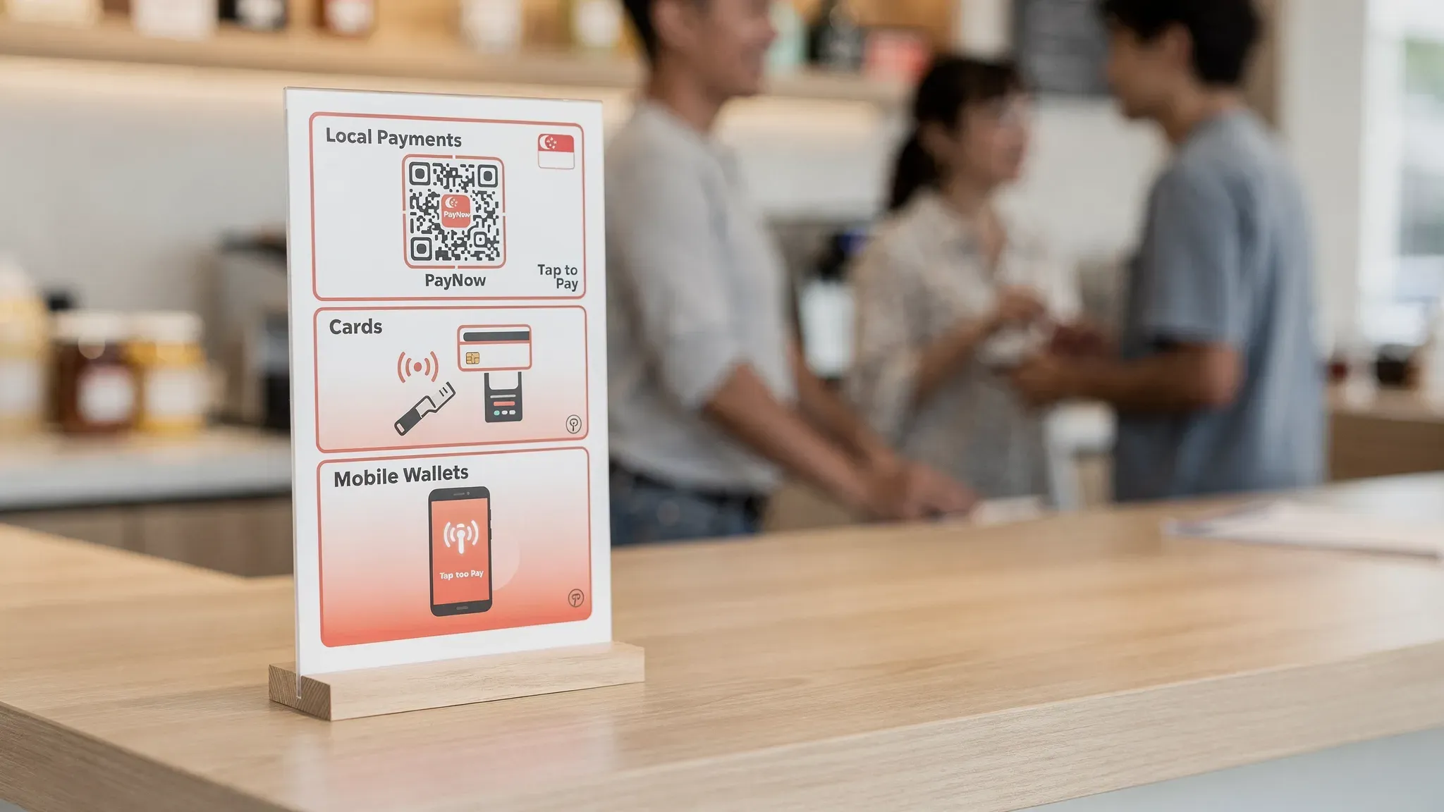 Tap to pay card vs PayNow