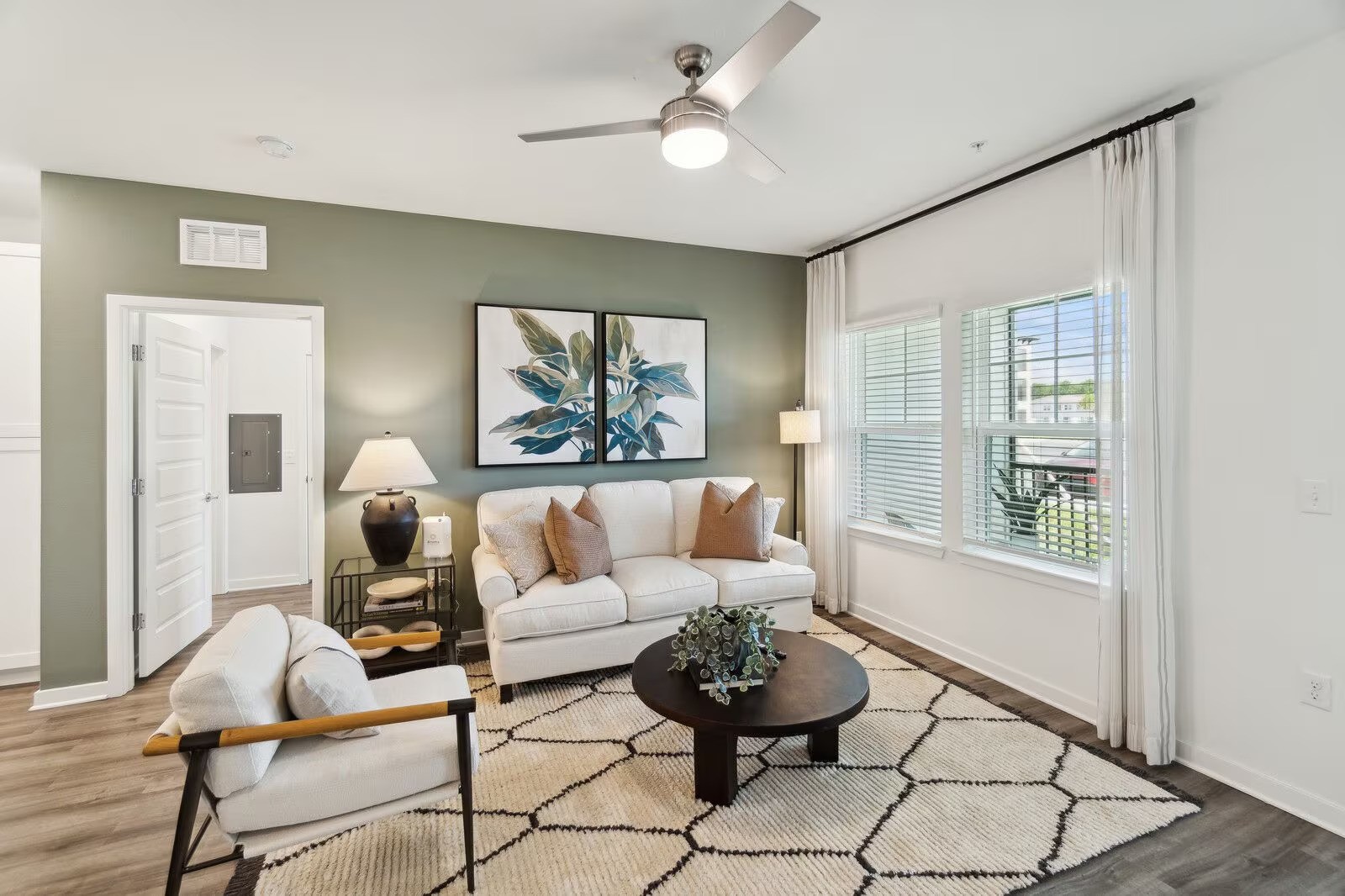 Abundant Large Windows · Natural Light