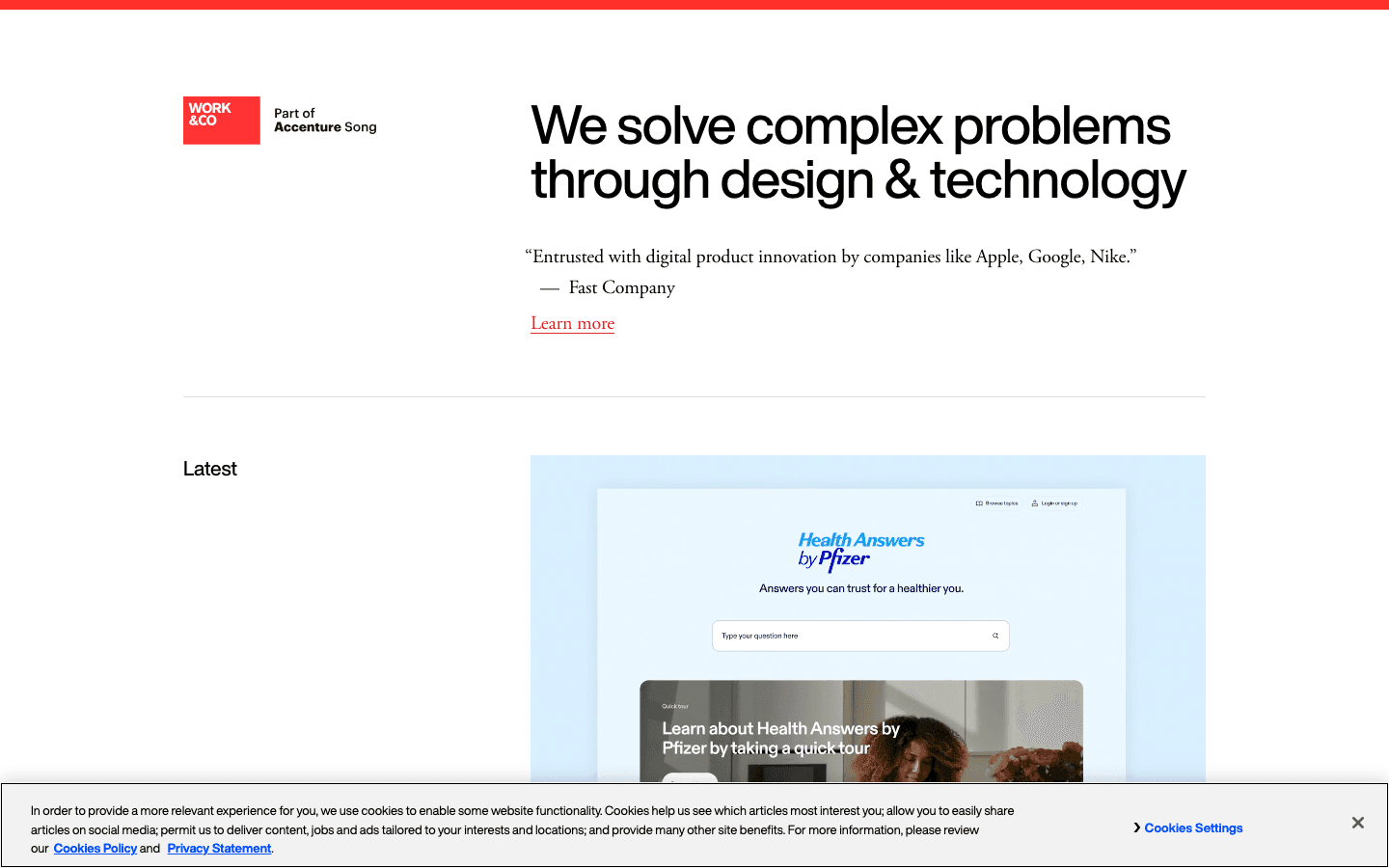 Work & Co: Rapid prototyping, cross-functional pods, enterprise-grade platforms listed among the best yc-startups web design agencies for yc-startups expertise