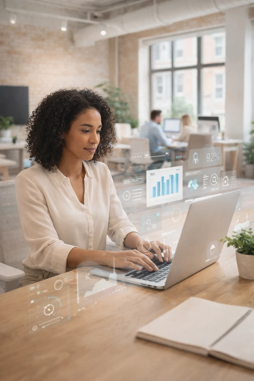 Utilisation de l’intelligence artificielle pour analyser les données, accélérer la prise de décision et renforcer l’efficacité des équipes.