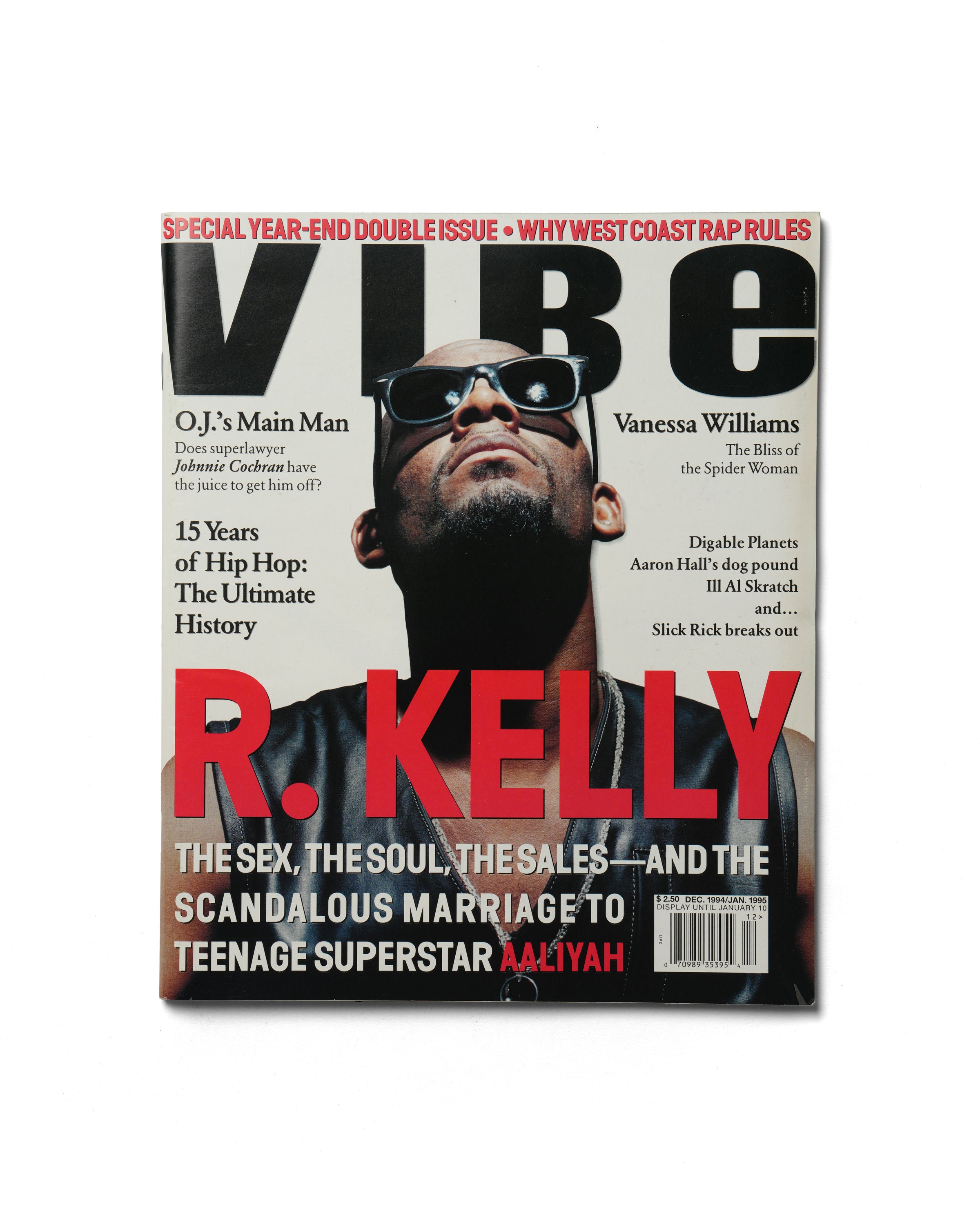 VIBE - Dec 1994 / Jan 1995 - Front Cover
