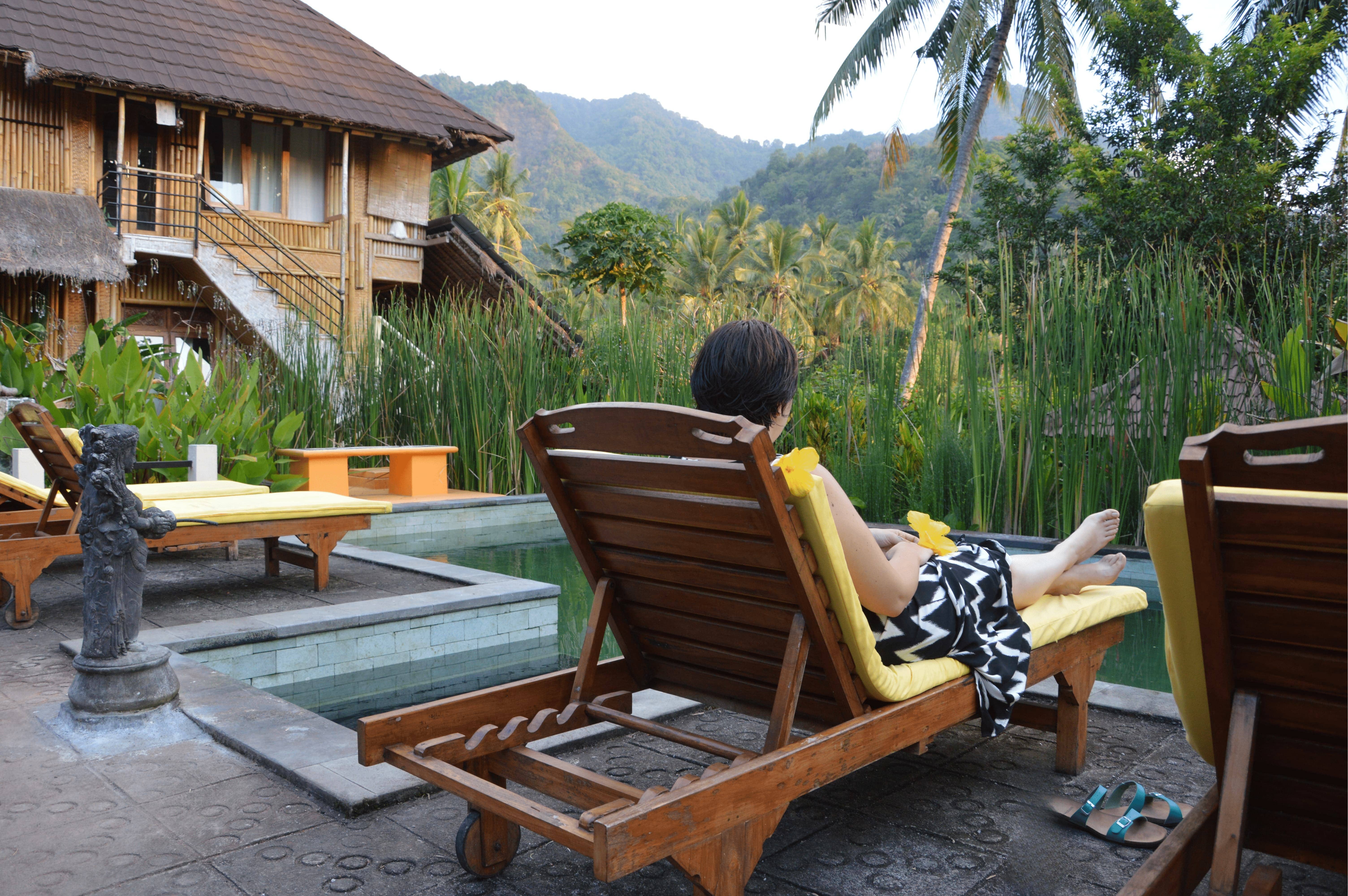 Relaxing in Bali