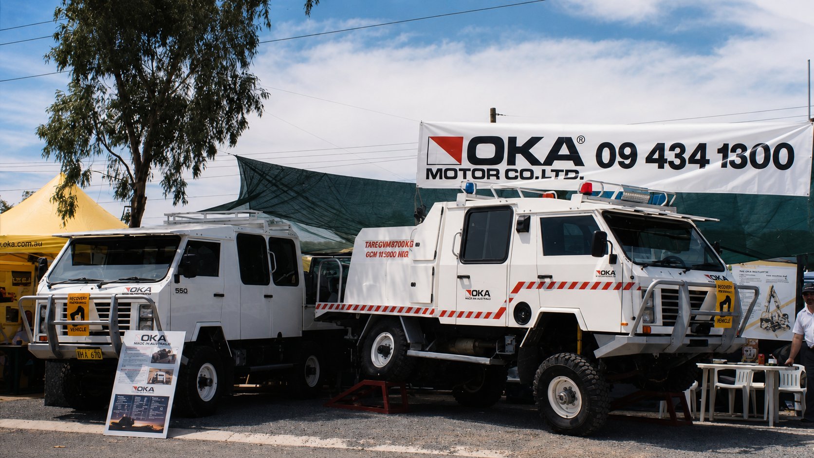 OKA trade display stand