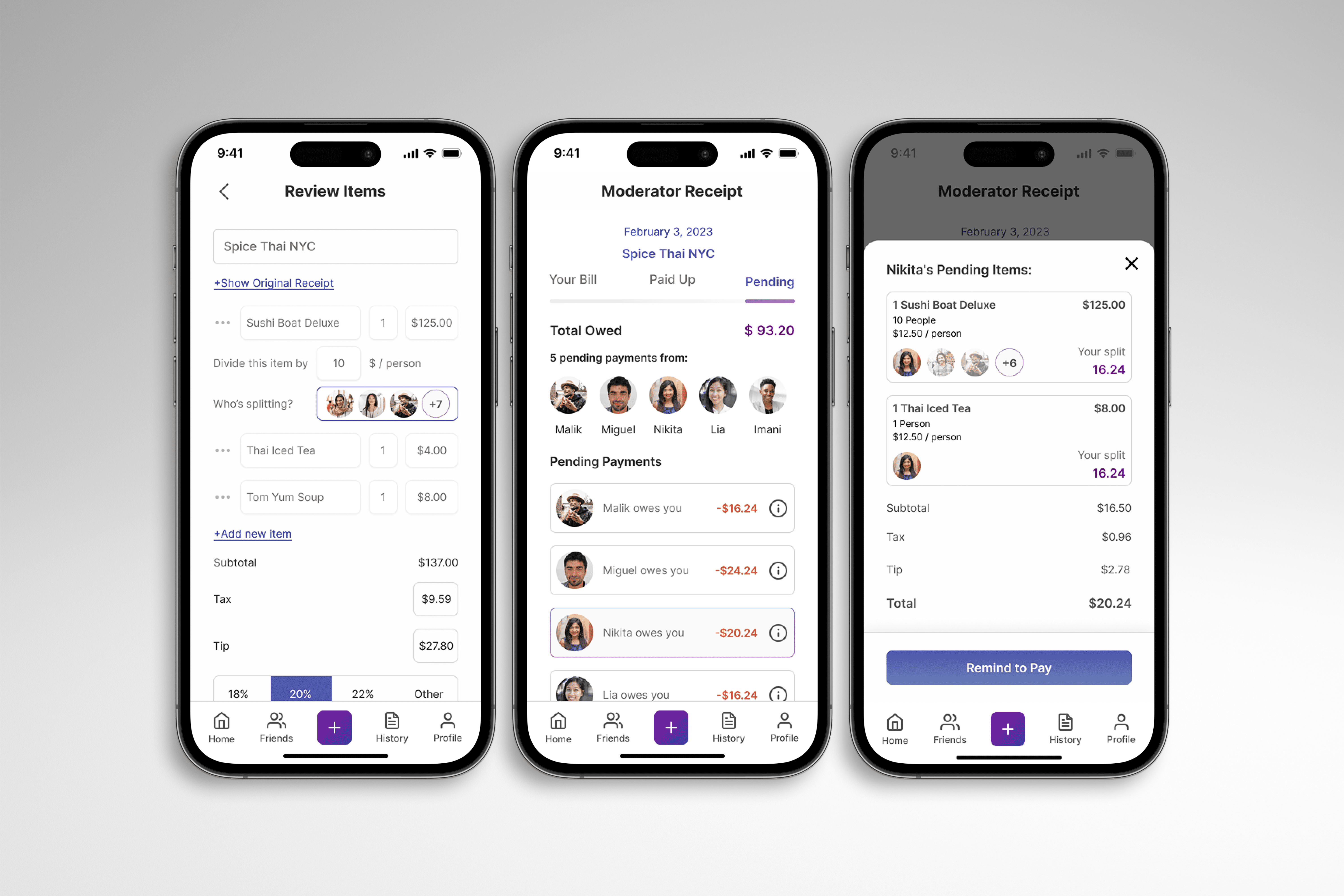 Pastel ice cream packaging design with retro typography on pink background