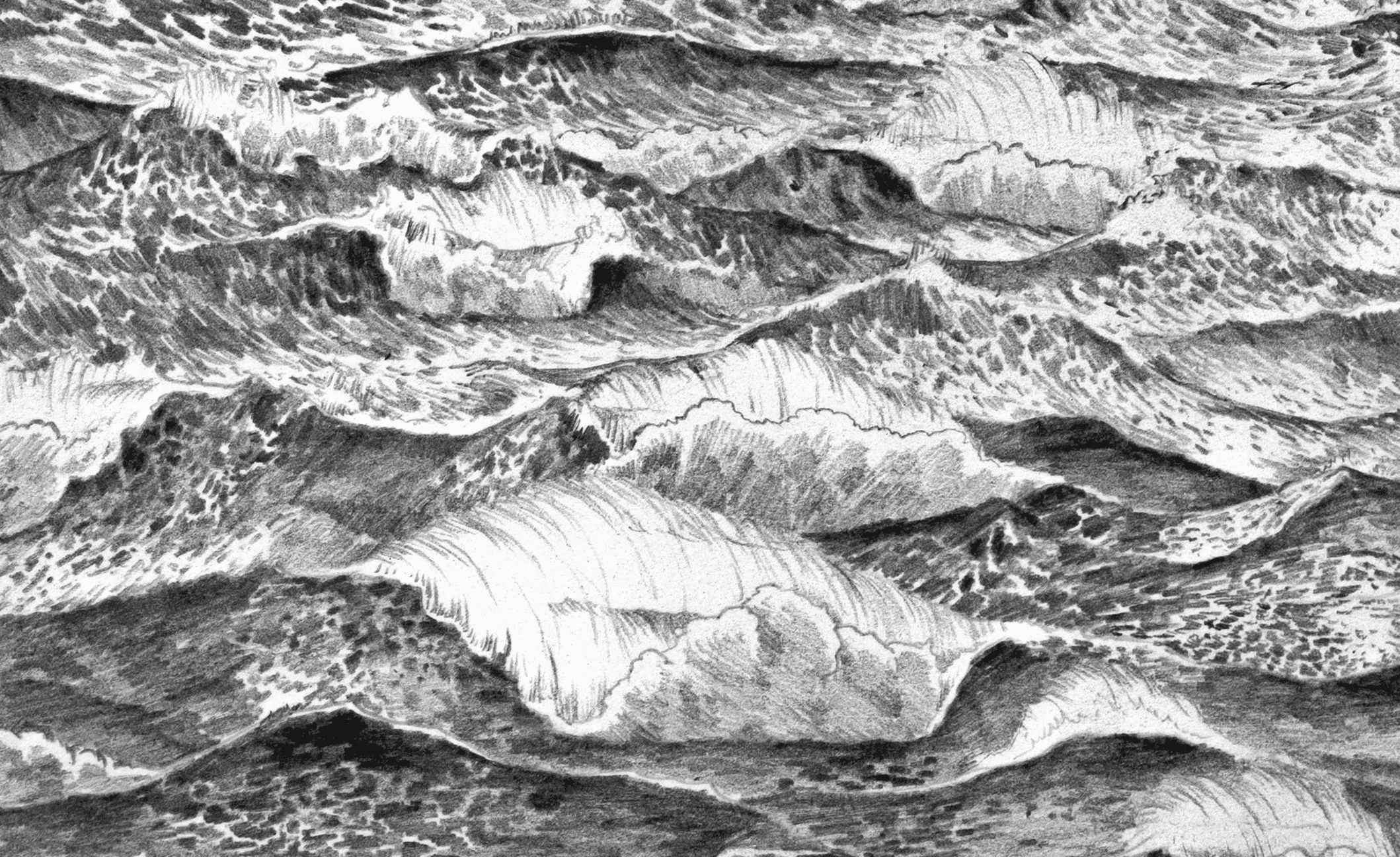 Rough Seas Illustration