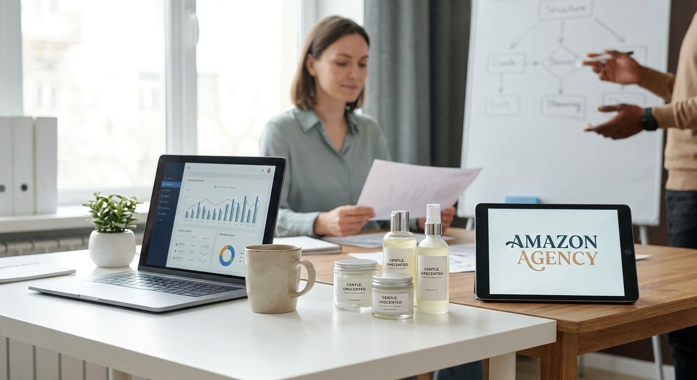 Amazon agency for sensitive skin skincare brands