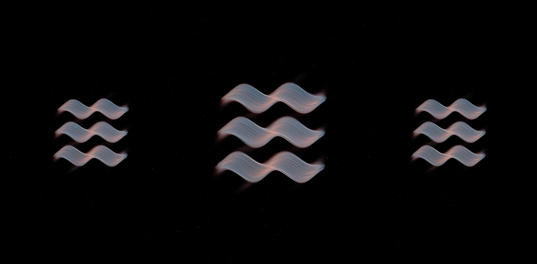 Glowing Wavy Lines