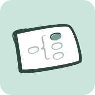 Mind map diagram icon