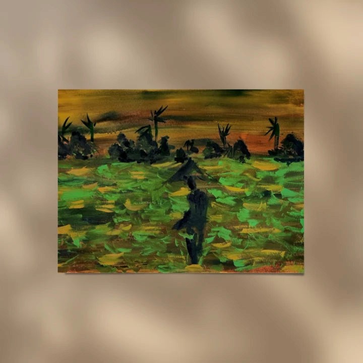 premium art poster and canvas prints, with originals available, from QART , of the artwork " The Meadow "