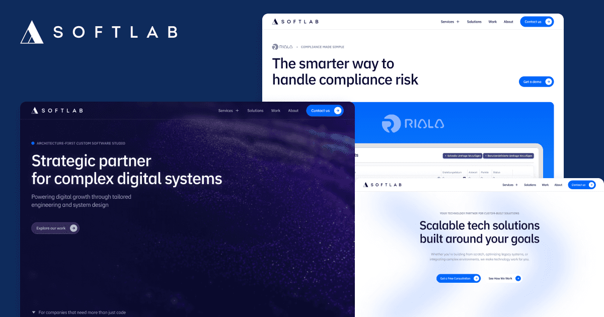 Work & Case Studies | Tent Softlab – Custom Software That Delivers Results