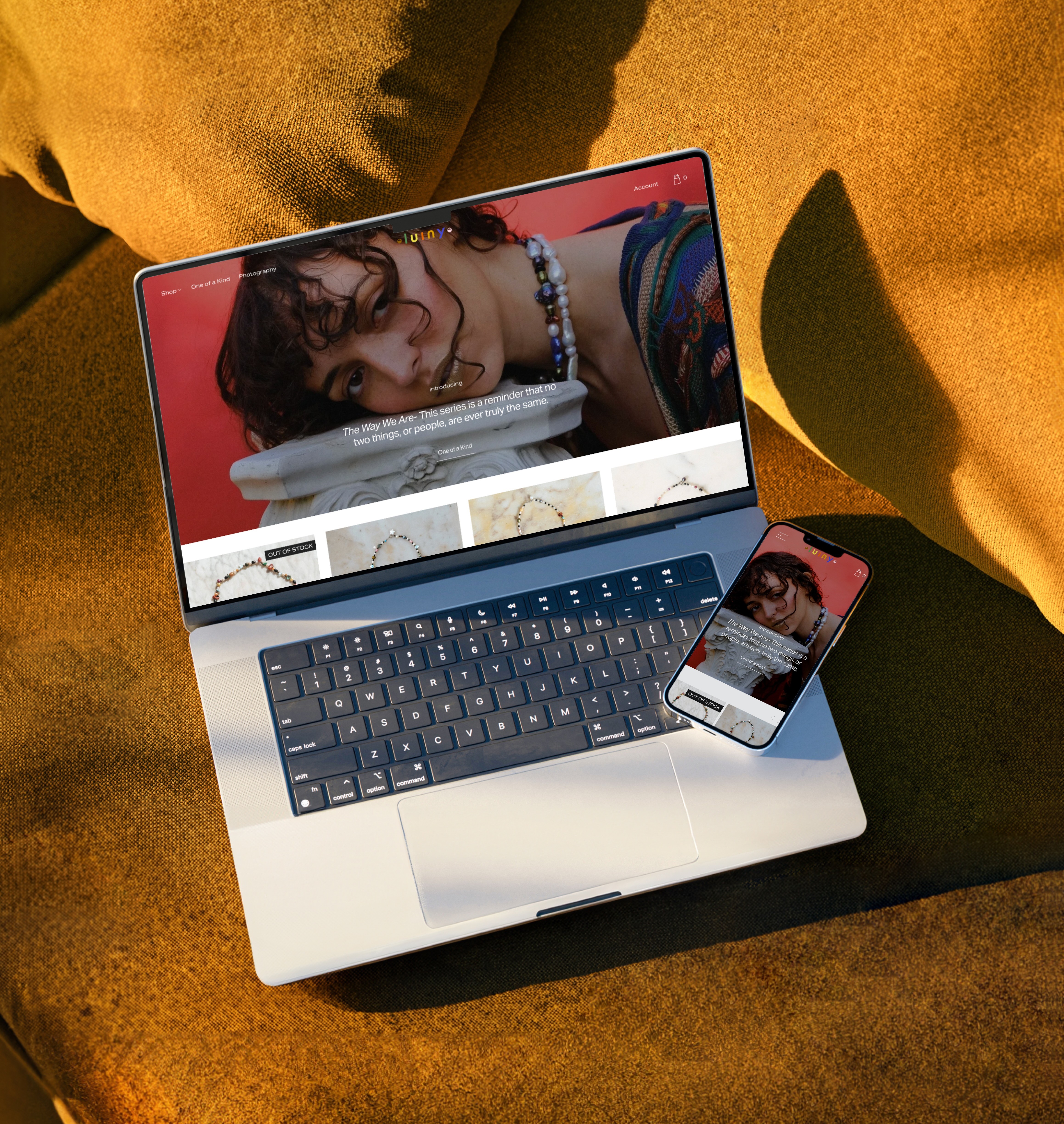 Luiny Jewelry website